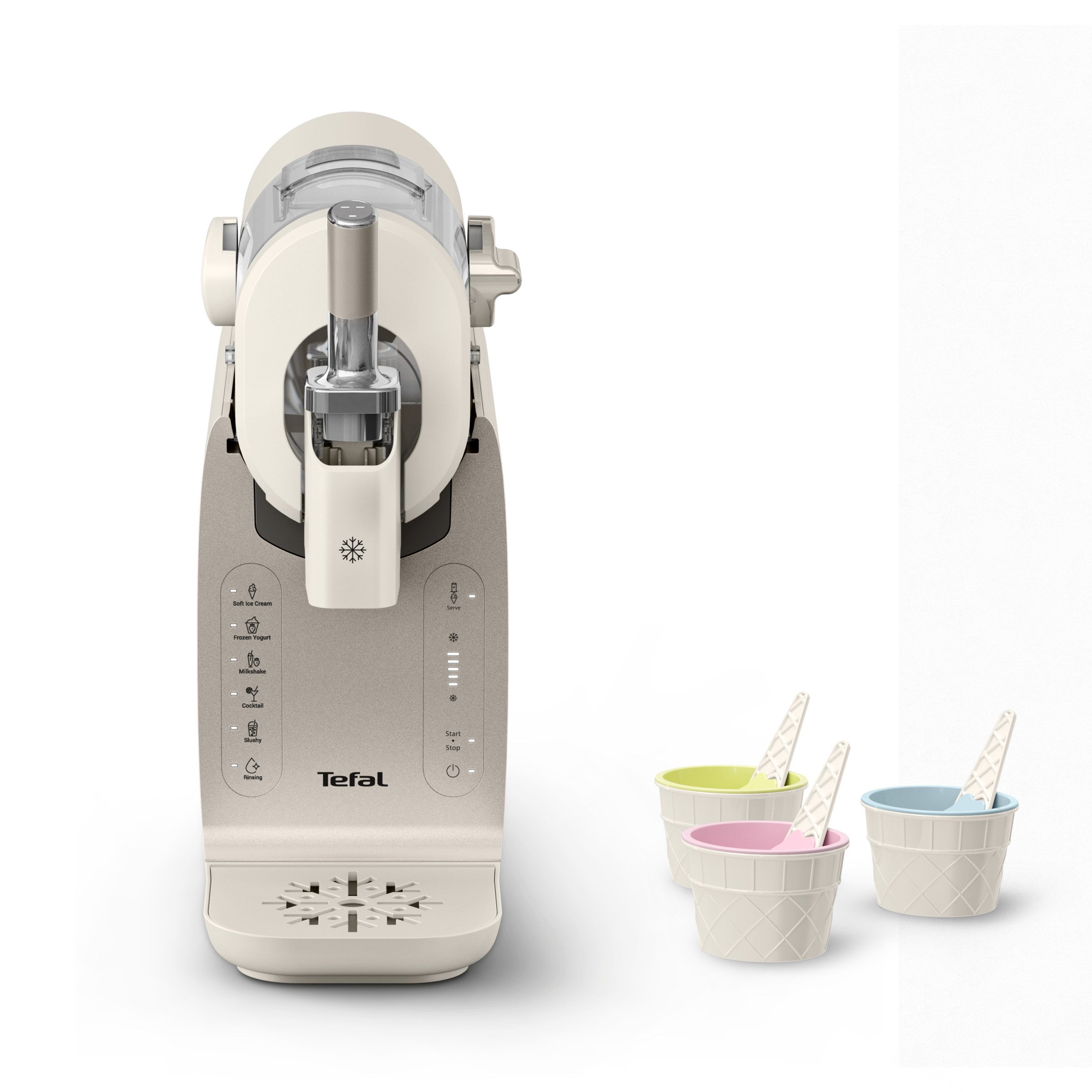 Freezi IG801A IJsmachine voor softijs & andere bevroren lekkernijen  - Ingebouwde koeler - 5 programma's