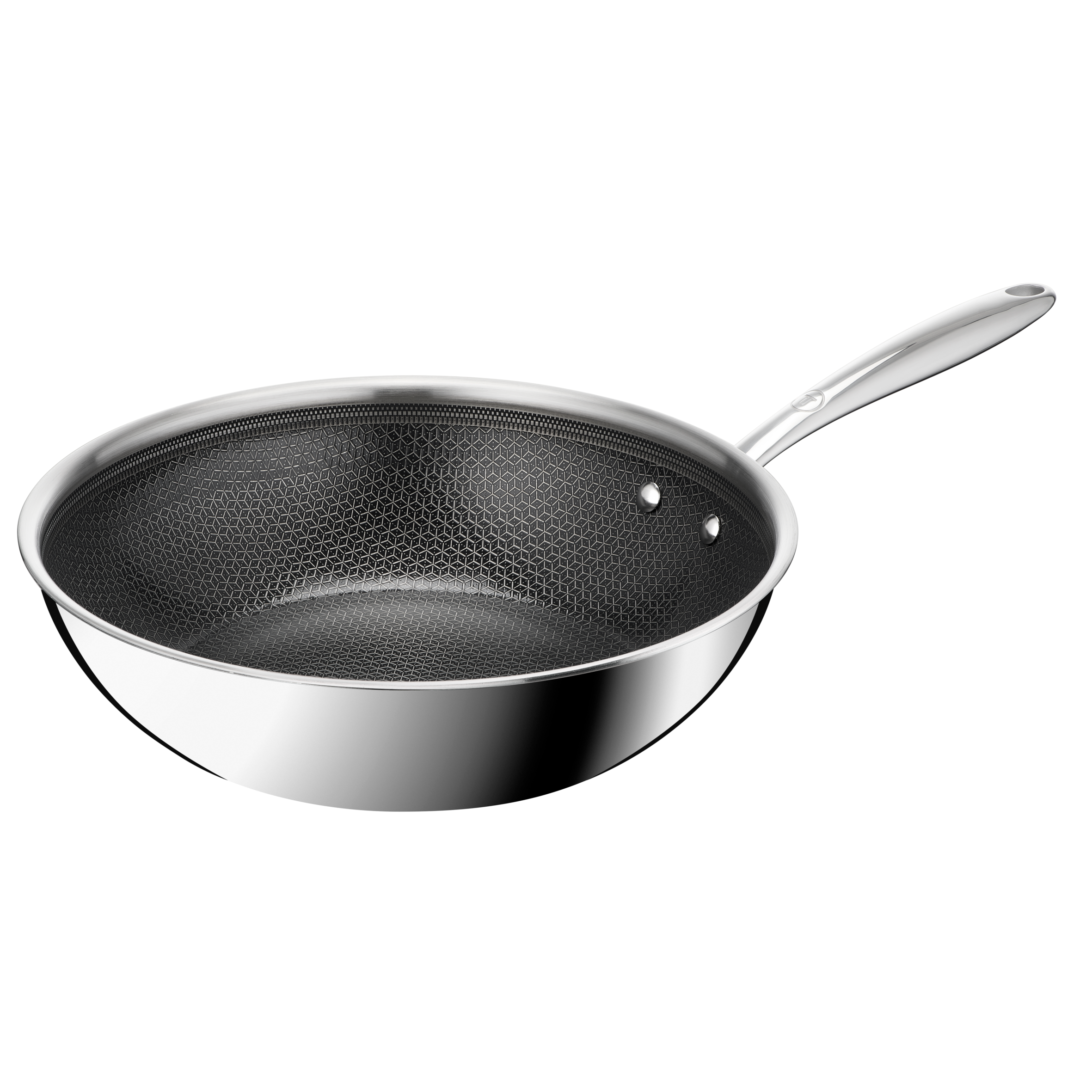 Master Ceramic, wokpan van 28 cm, optimaal braden, bereidingen komen moeiteloos los, geschikt voor inductie