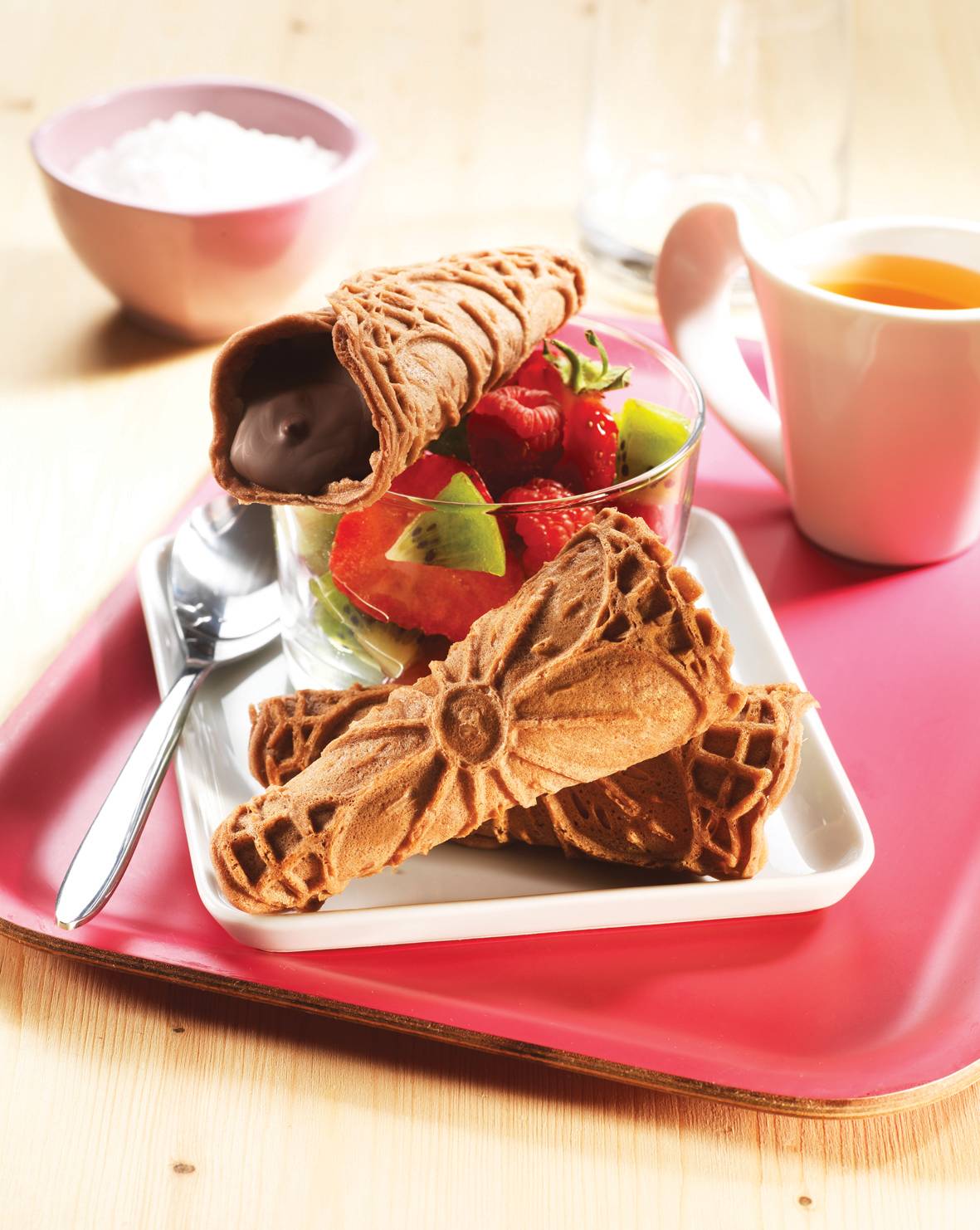 Bloemvormige wafelplaten Snack Collection  XA800712