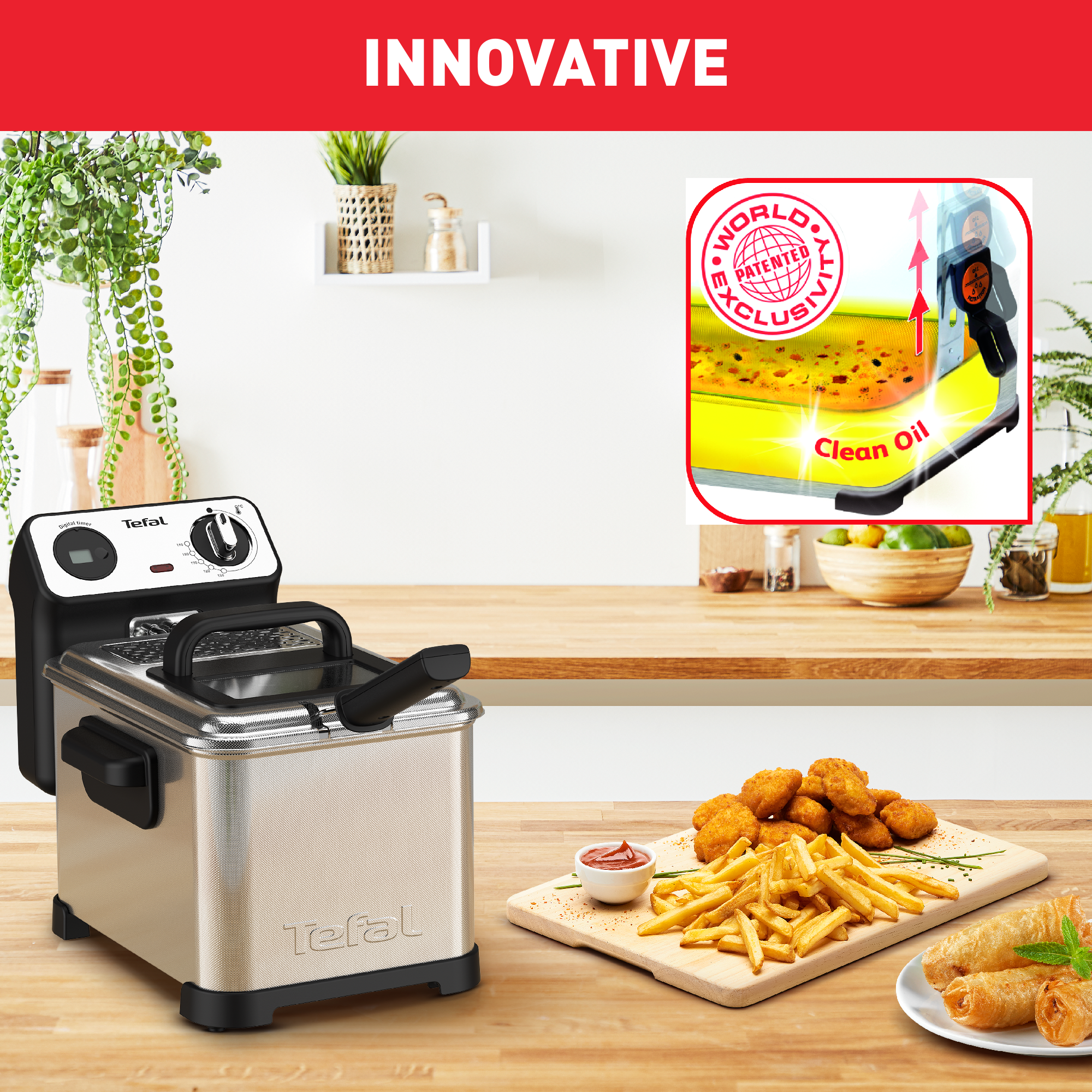 Filtra Pro Inox & Design 3 L FR5111 friteuse