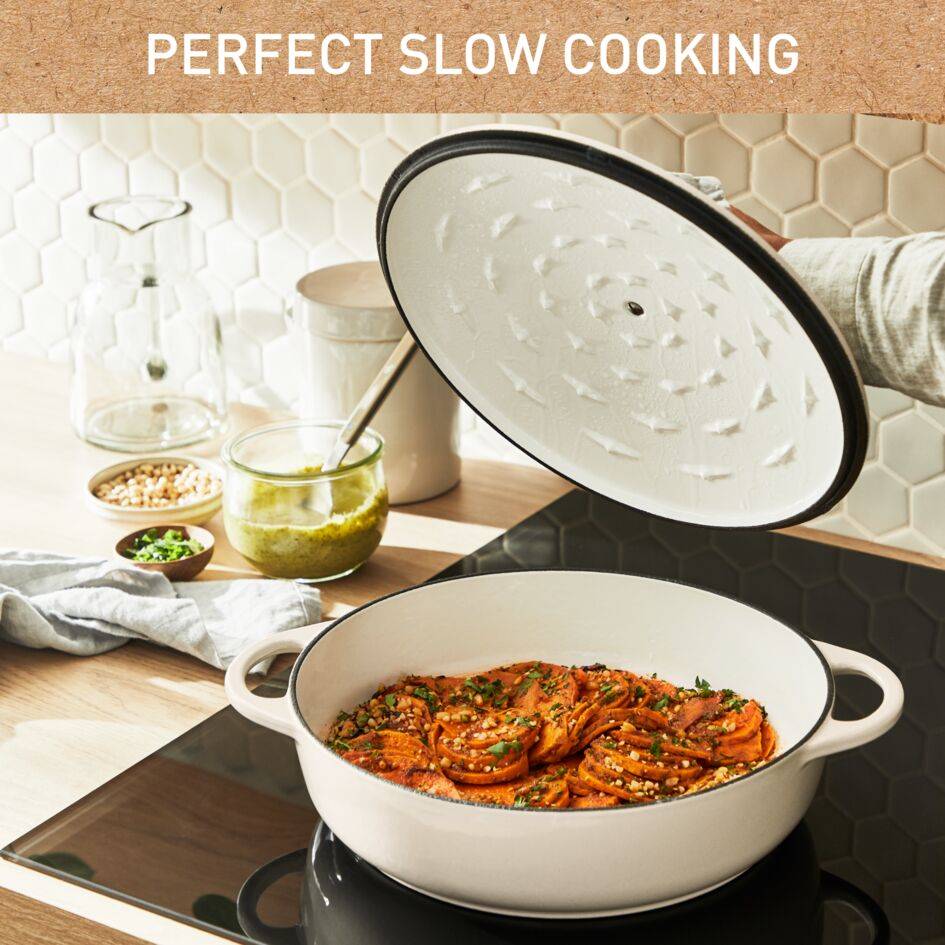 LOV Lage braadpan beige - 3,8 L - inductie