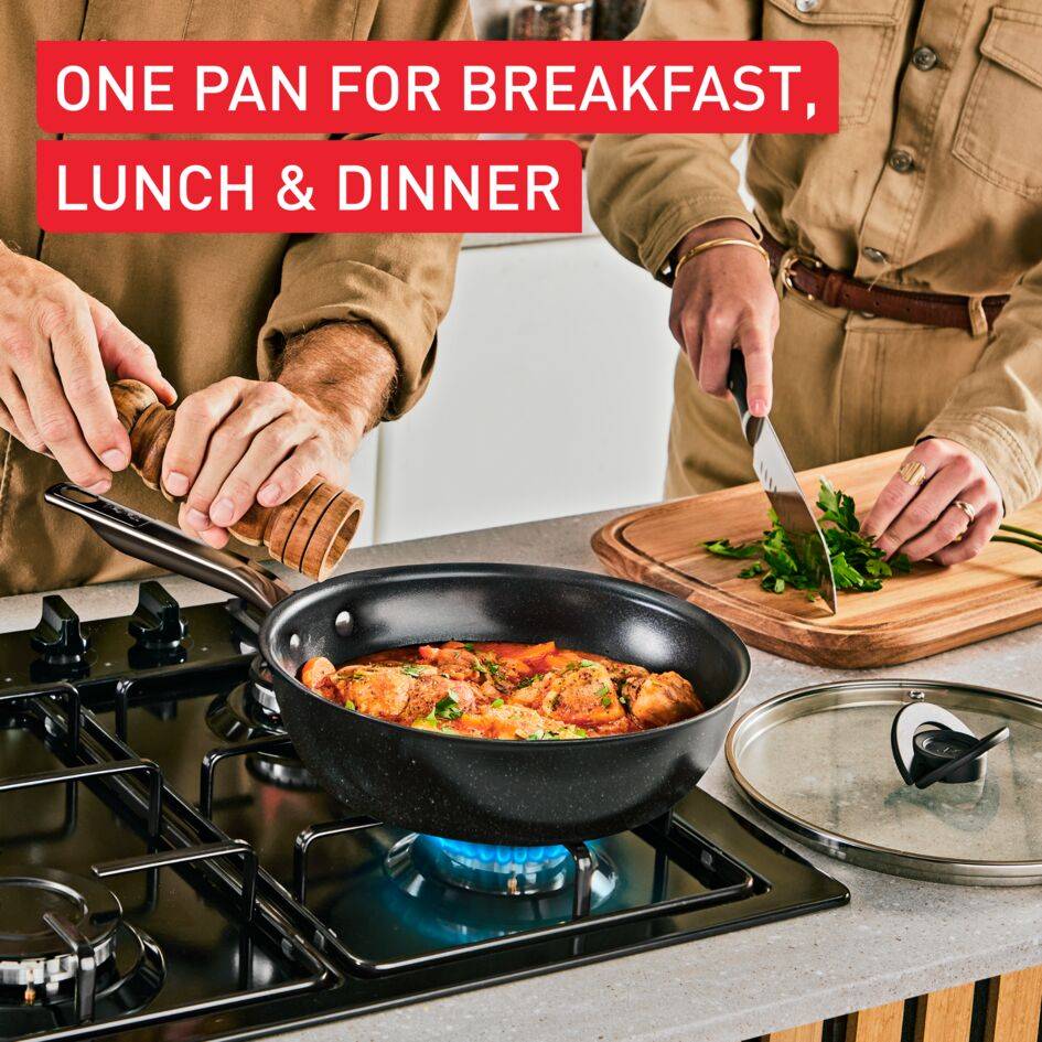 Experience Ceram keramische Multipan 26 cm + deksel - inductie