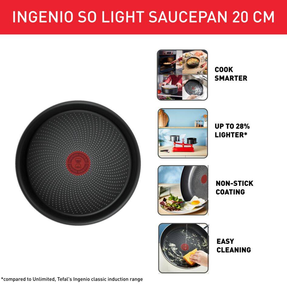 Ingenio So'Light steelpan 20 cm - inductie