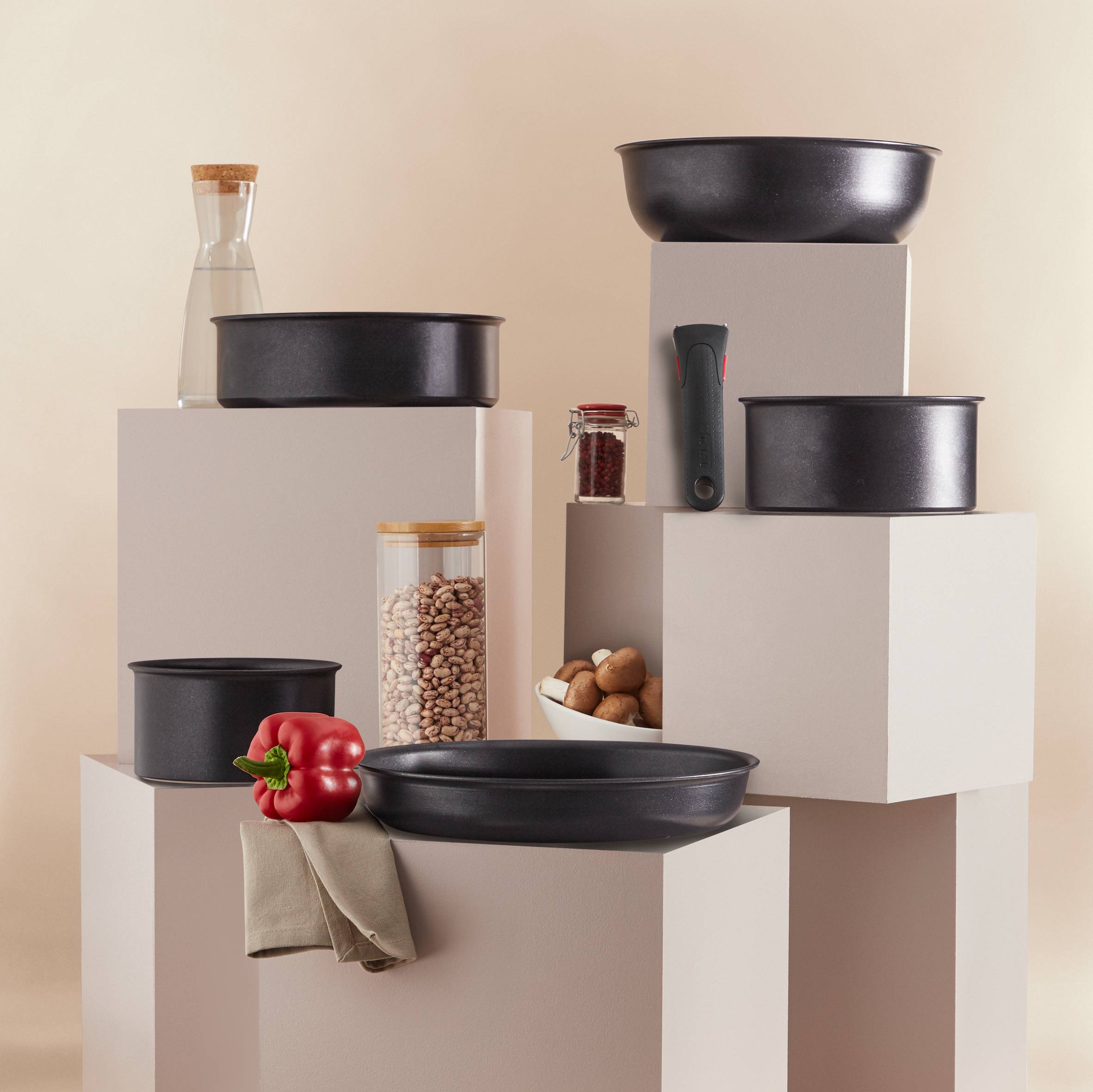 Ingenio Eco Resist 2-delig (wokpan 26 cm + handgreep) - Inductie