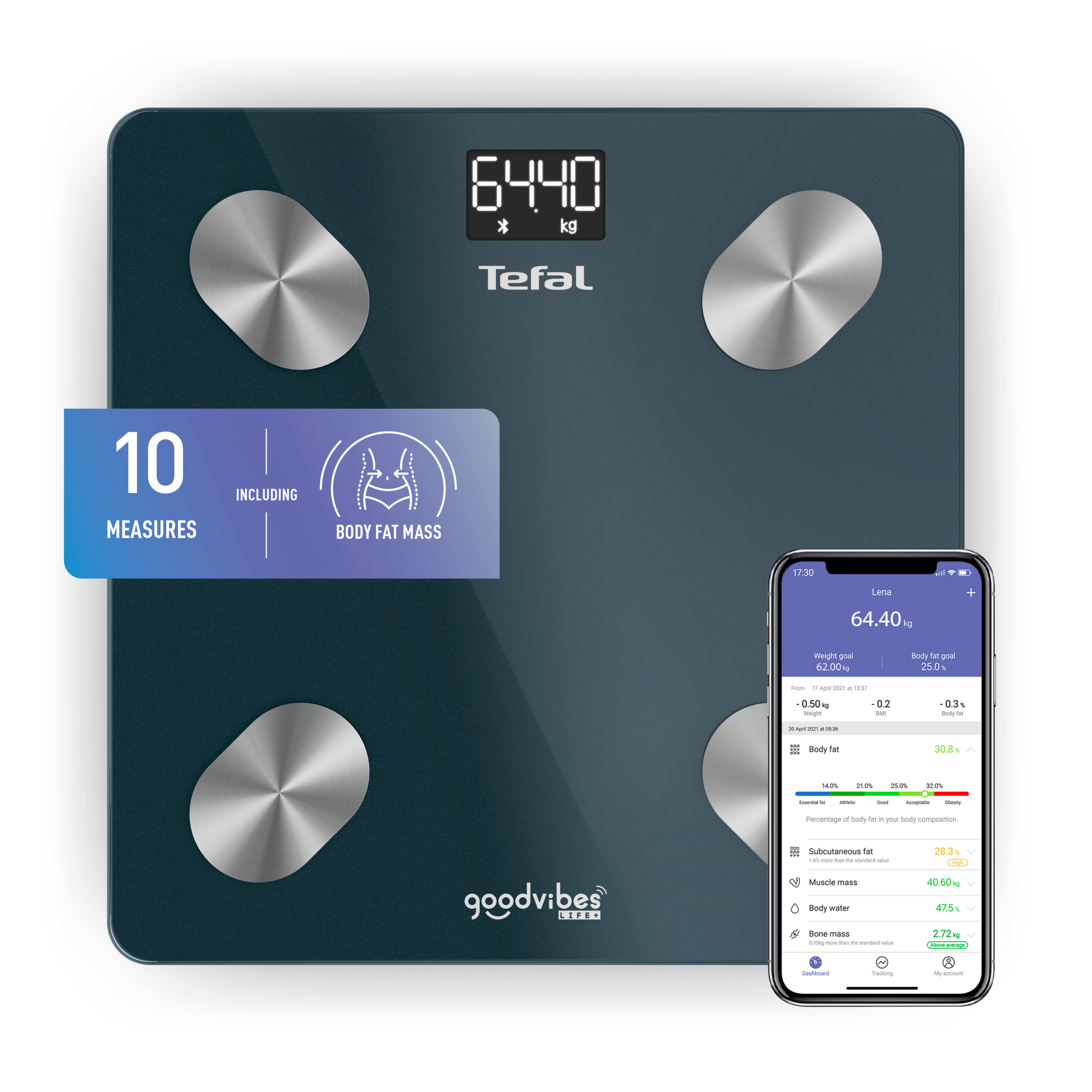 Goodvibes Life + BM9620 Personenweegschaal