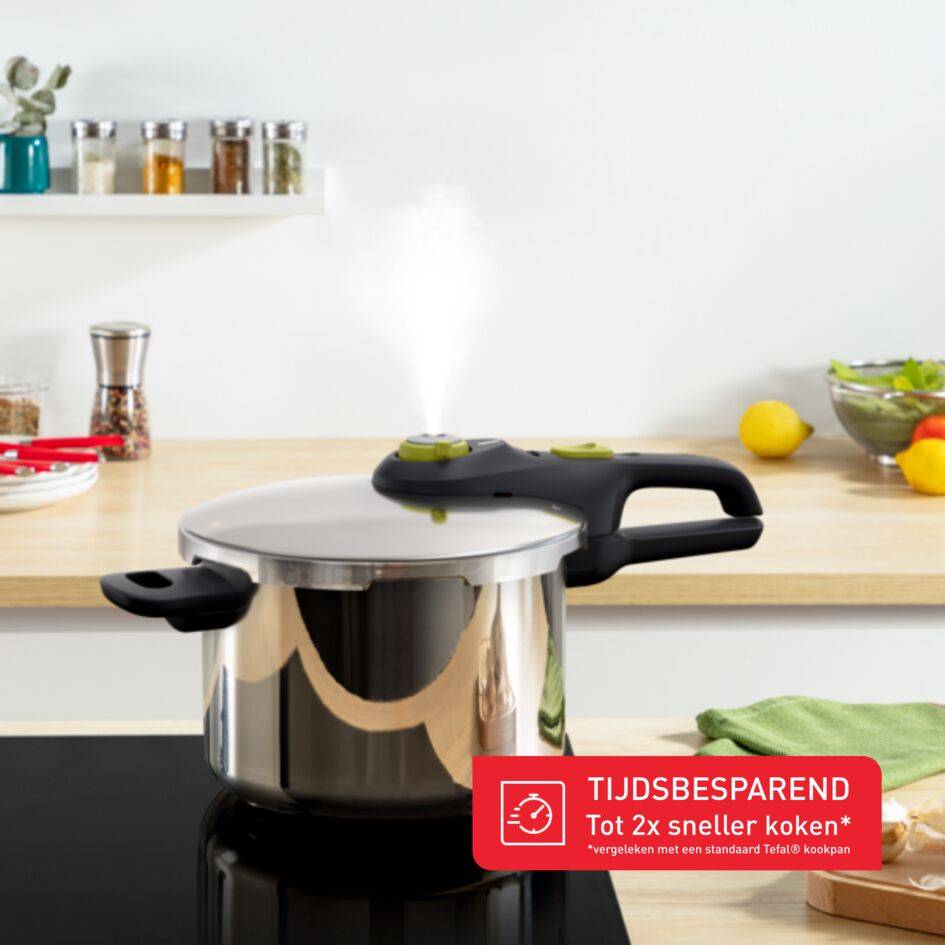 Secure 5 NEO snelkookpan 6L - Energiebesparend - inductie