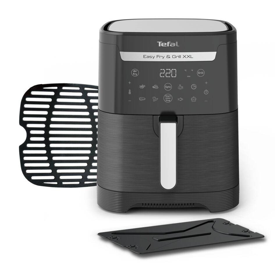 Easy Fry & Grill XXL EY8018 2-in-1 Air fryer met uitneembare verdeler - 6,5 L