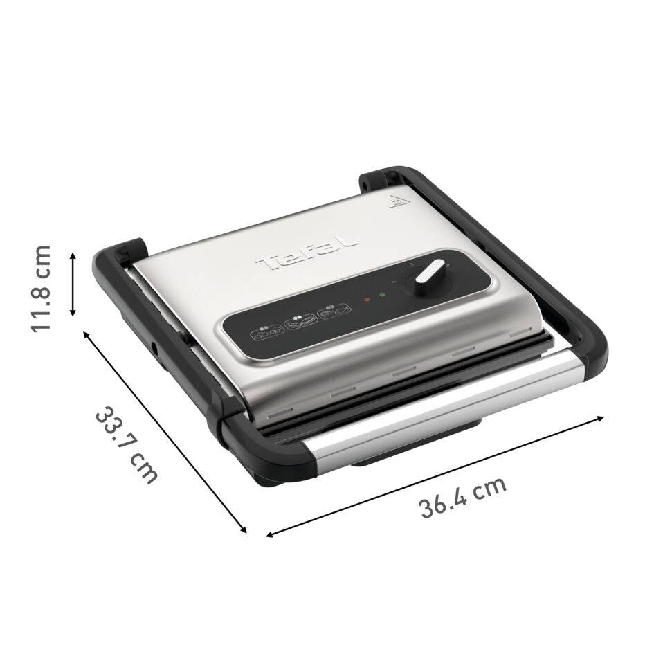 Inicio Adjust GC242D contactgrill met temperatuurregelaar