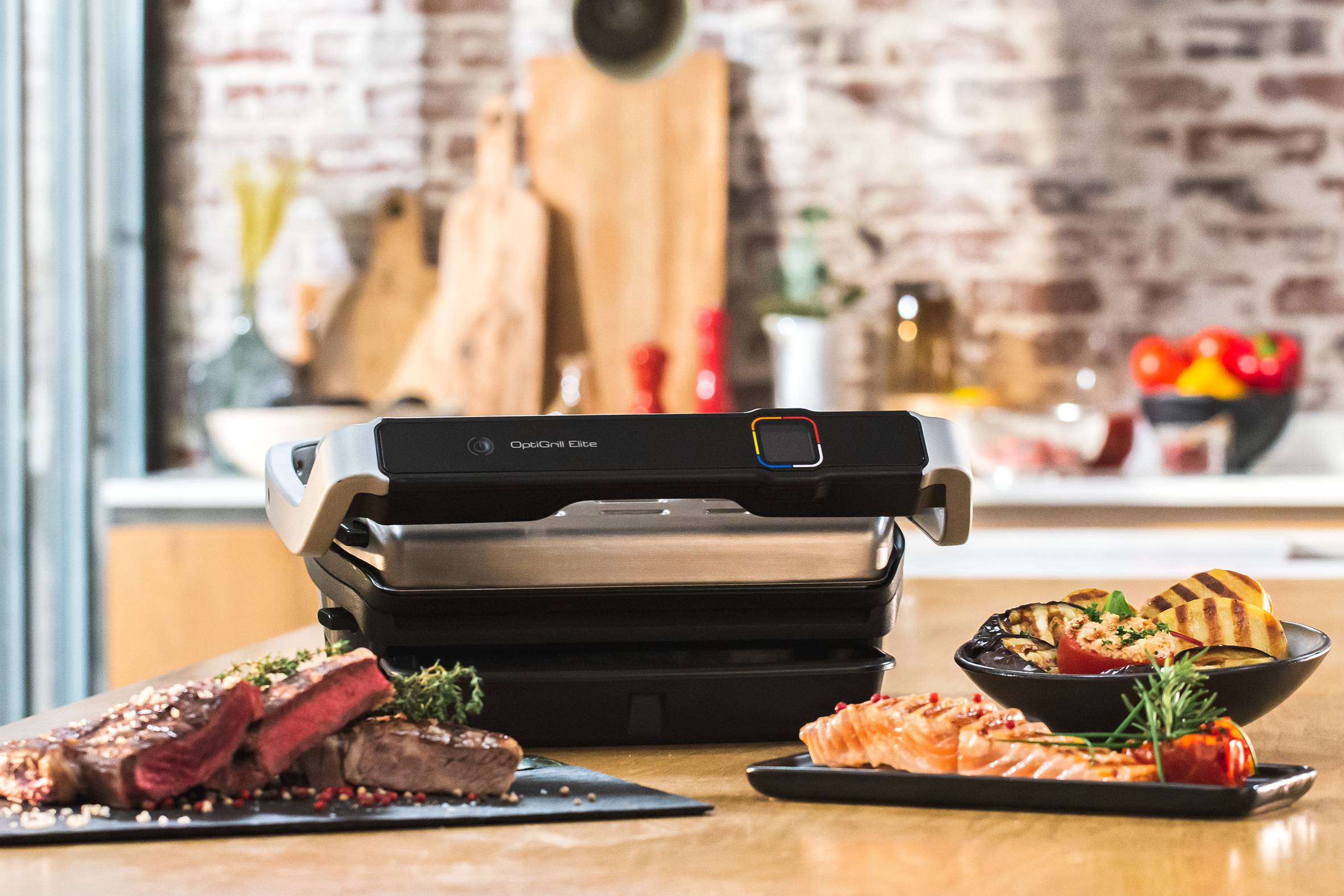 OptiGrill Elite GC750D intelligente grill met digitale grillassistent  