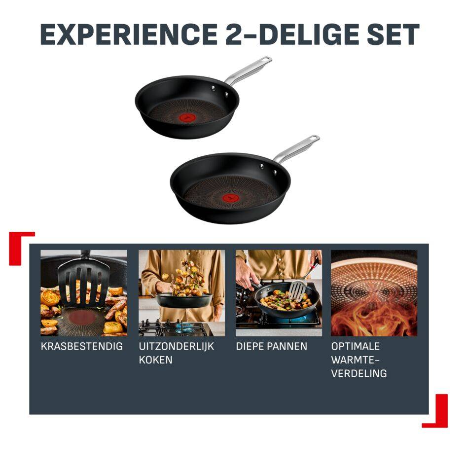 Experience Koekenpannenset 24/28 cm - Fusion Core - inductie