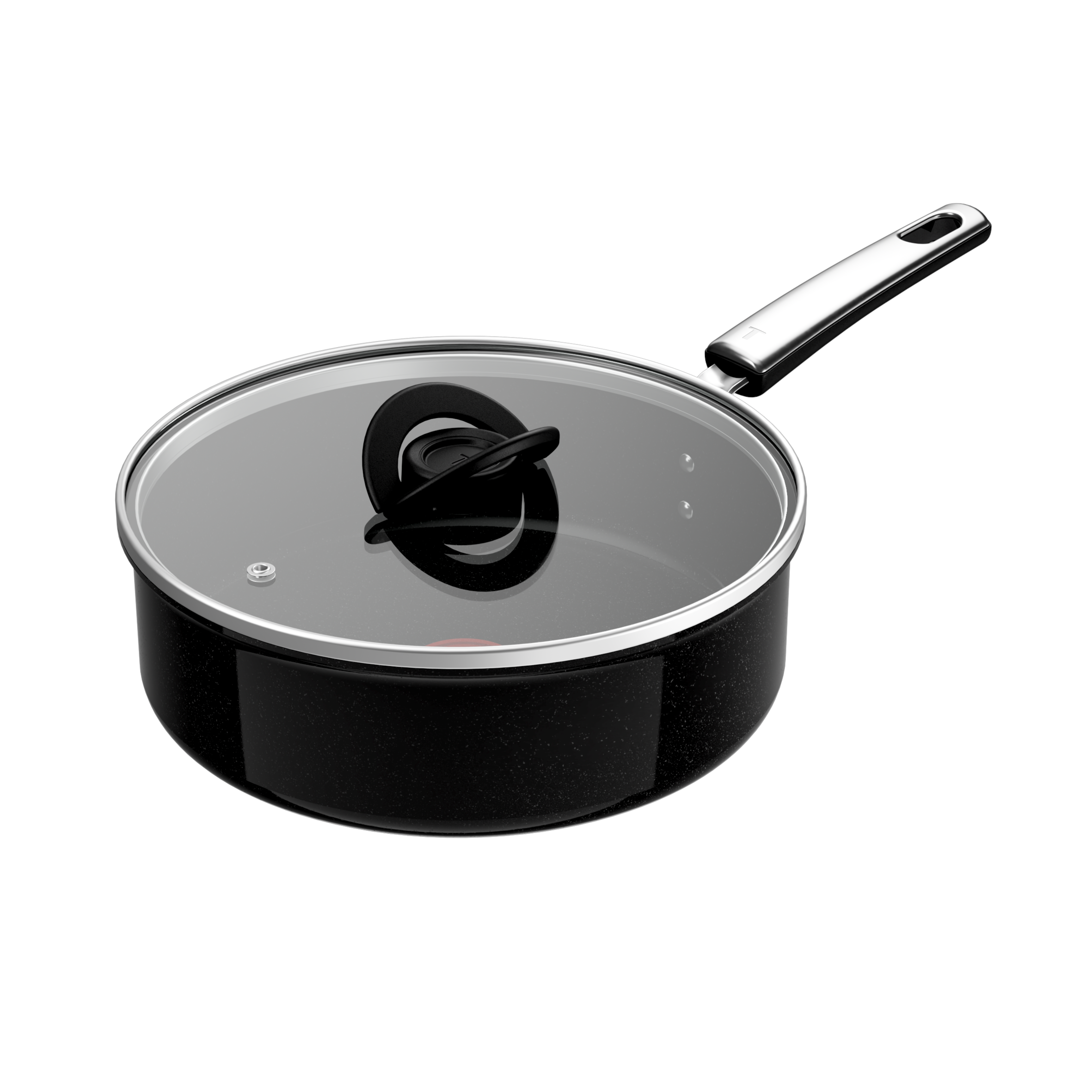 Experience Ceram keramische hapjespan 24 cm + deksel - inductie