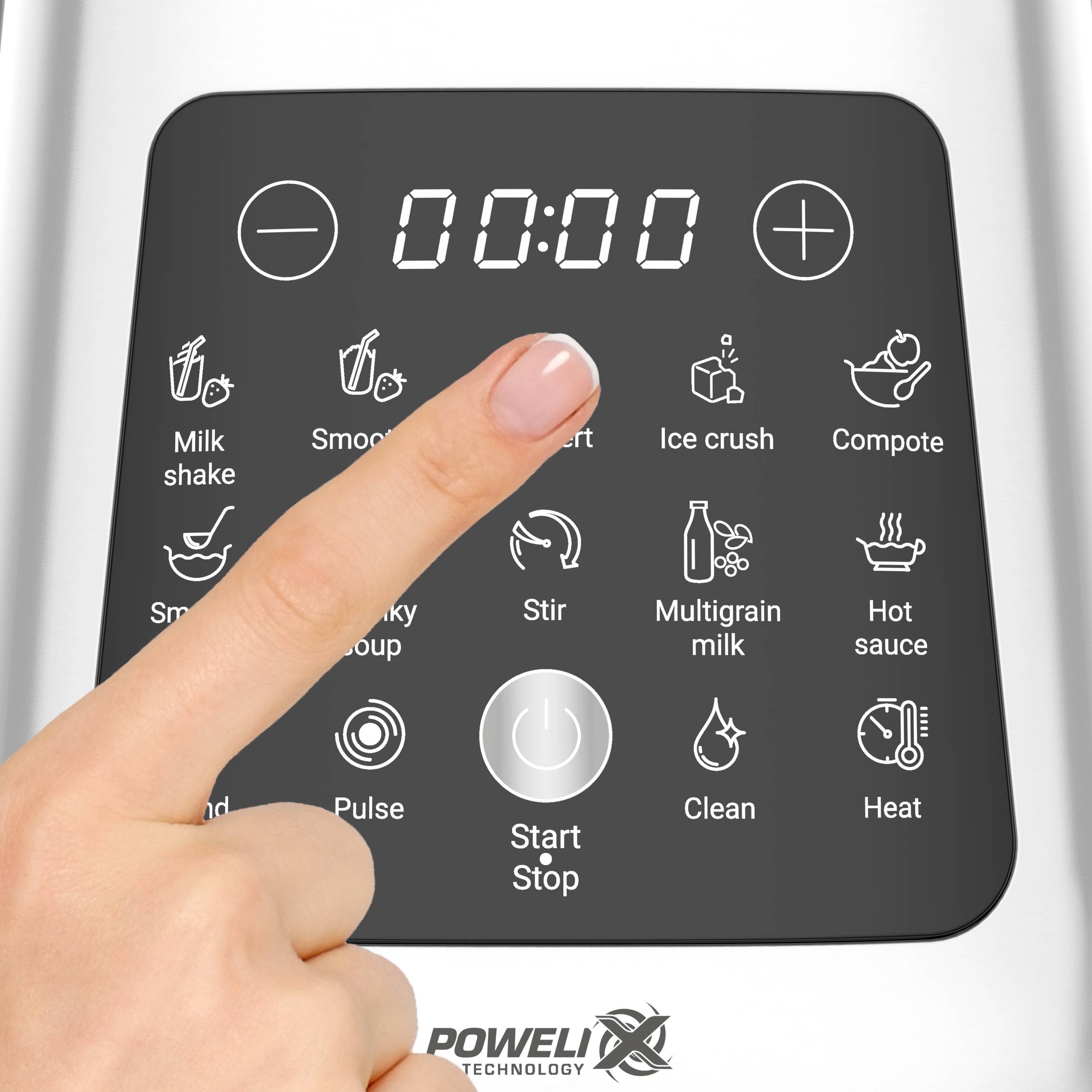 Perfectmix Cook BL83SD high speed blender incl. stoommandje