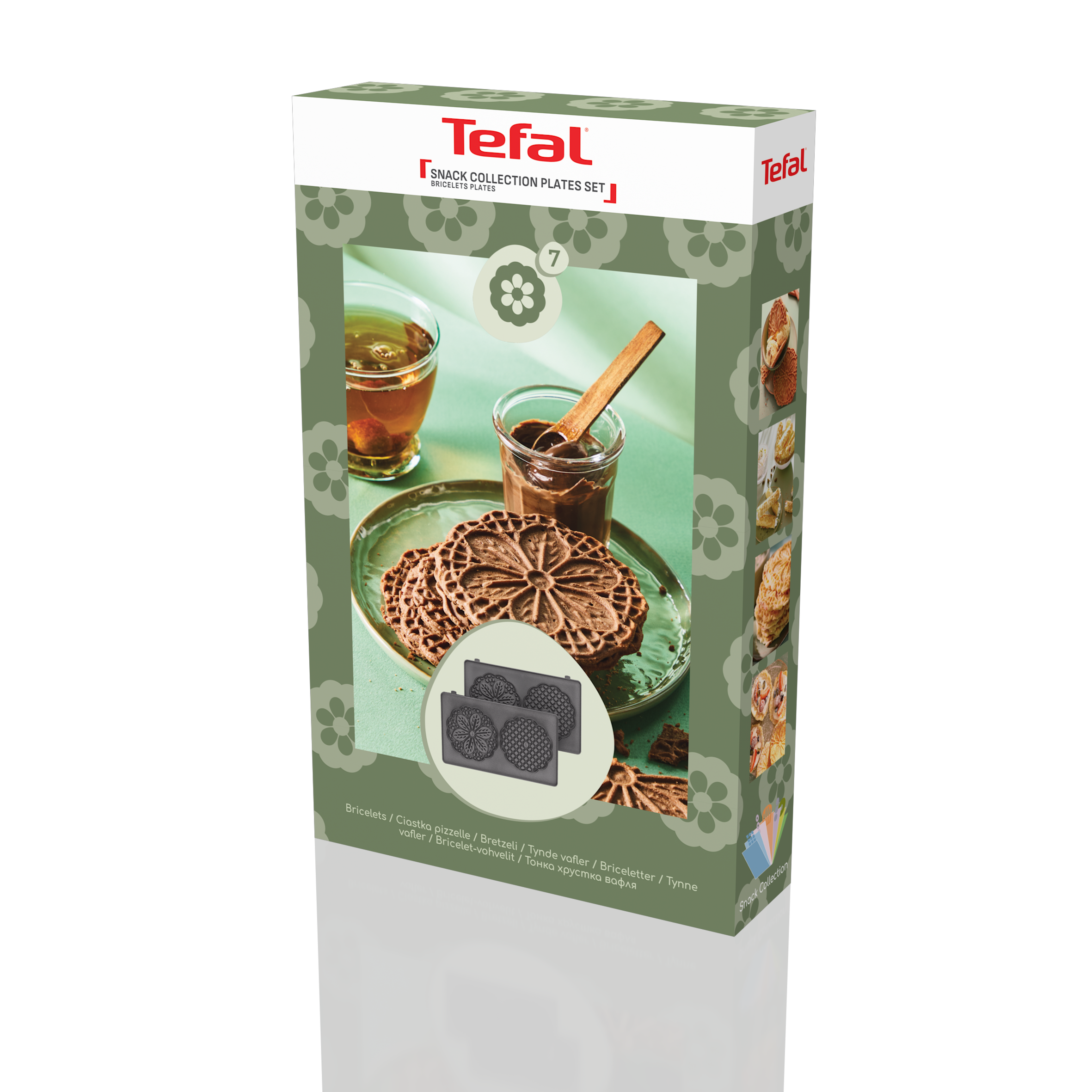 Bloemvormige wafelplaten XA8107 Snack Collection