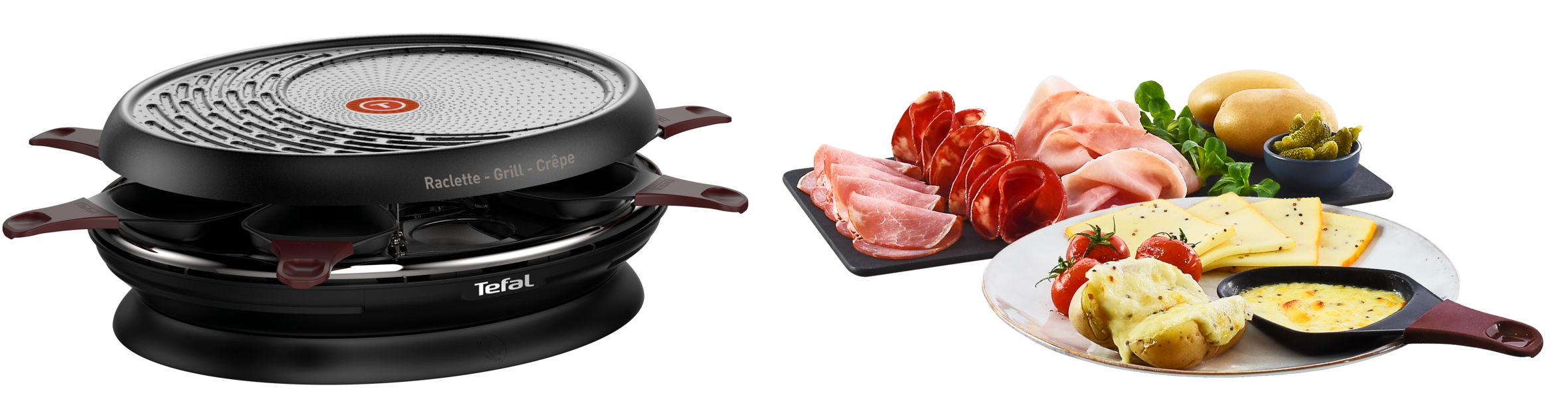 Accessoires en onderdelen RACLETTE STORE'INN GRILL CREPE 8P RE320012 Tefal