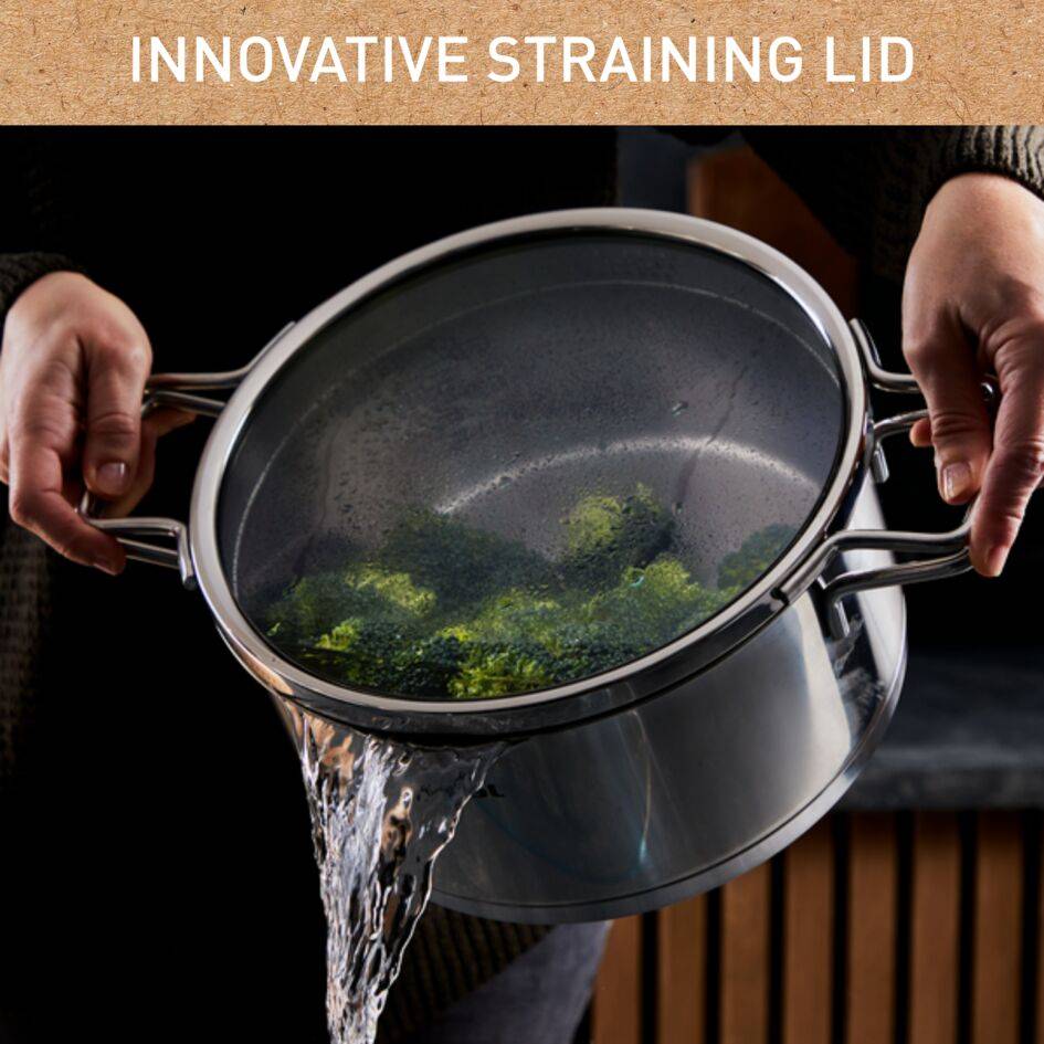 Nordica 4-delig (steelpan 16 cm, kookpan 18/20/24 cm) - inductie