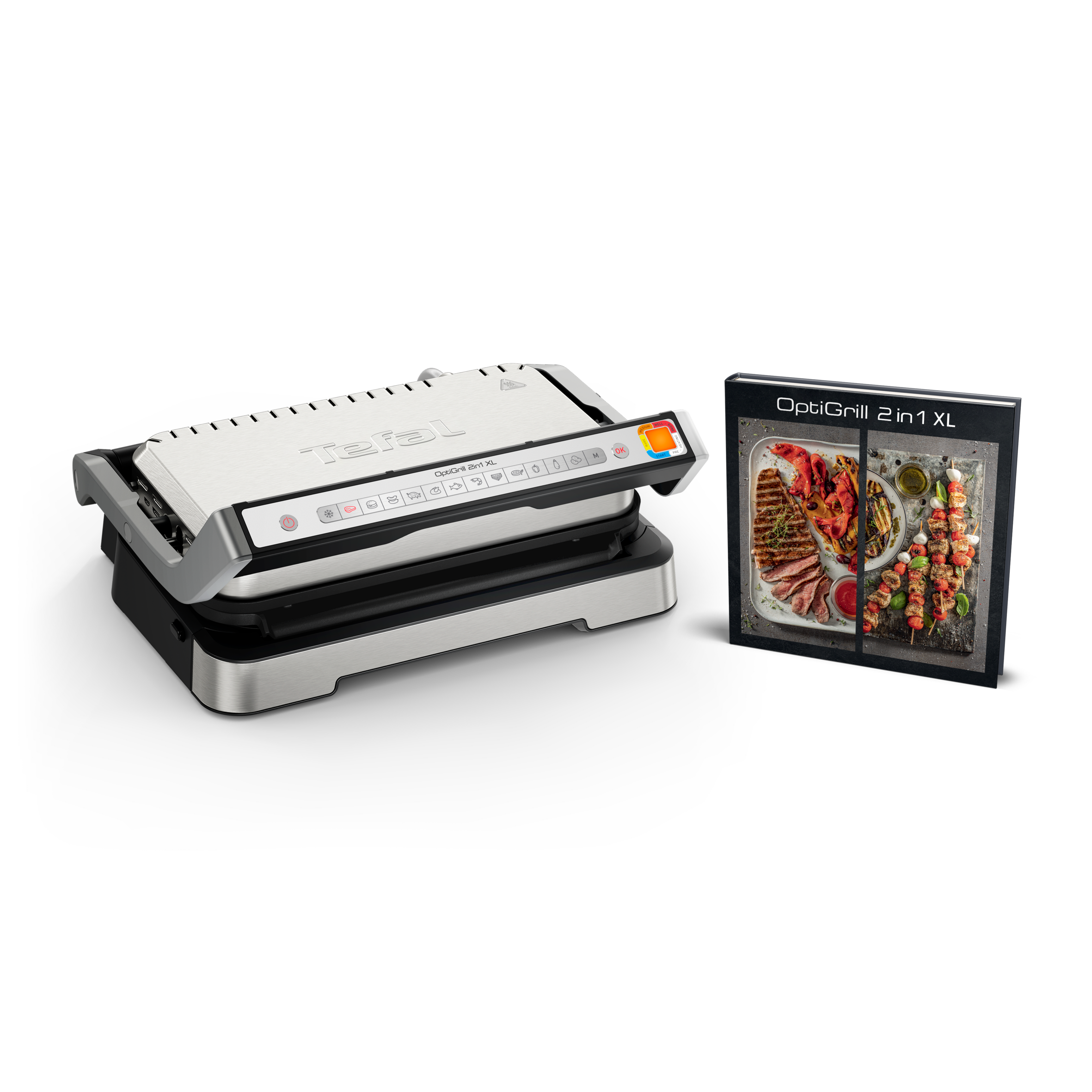 OptiGrill 2-in-1 XL GC782D intelligente grill en bbq rvs