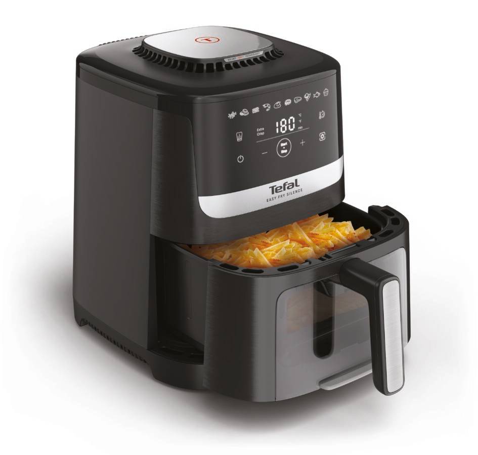 Easy Fry Silence&nbsp;EY5568 5L stille airfryer met kijkvenster