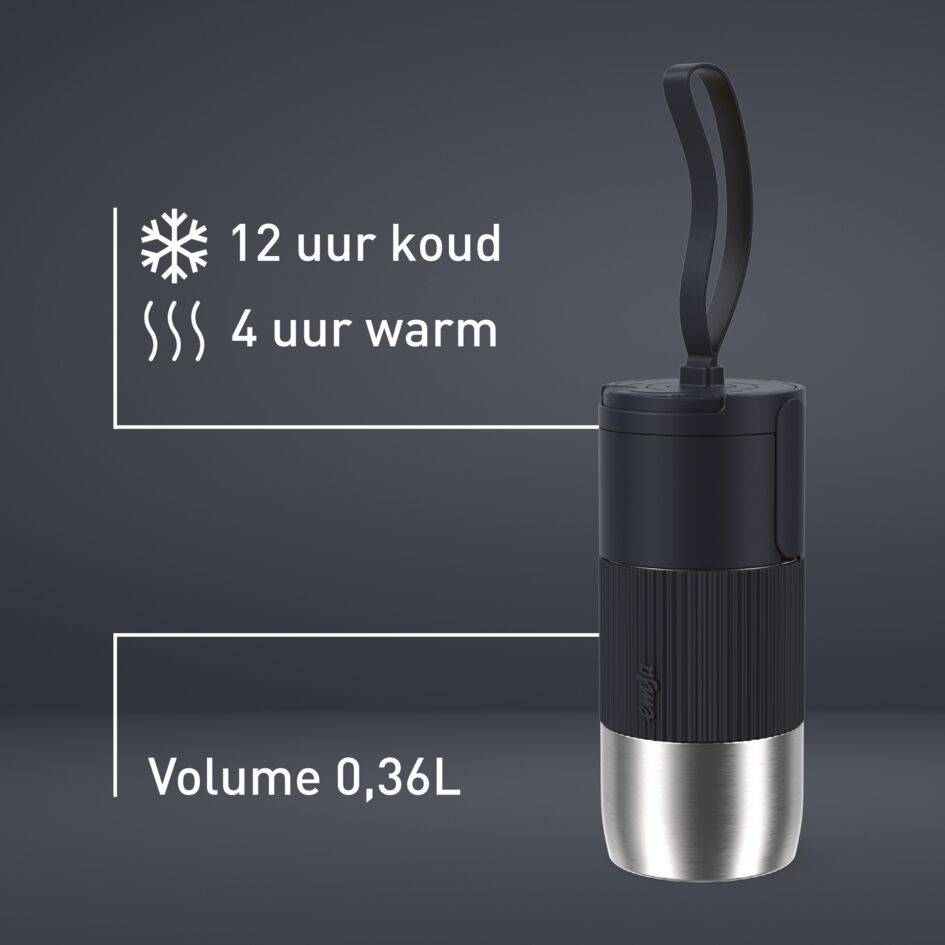 beYou N2190410 travel mug met flip-dop blauw (0,36L)