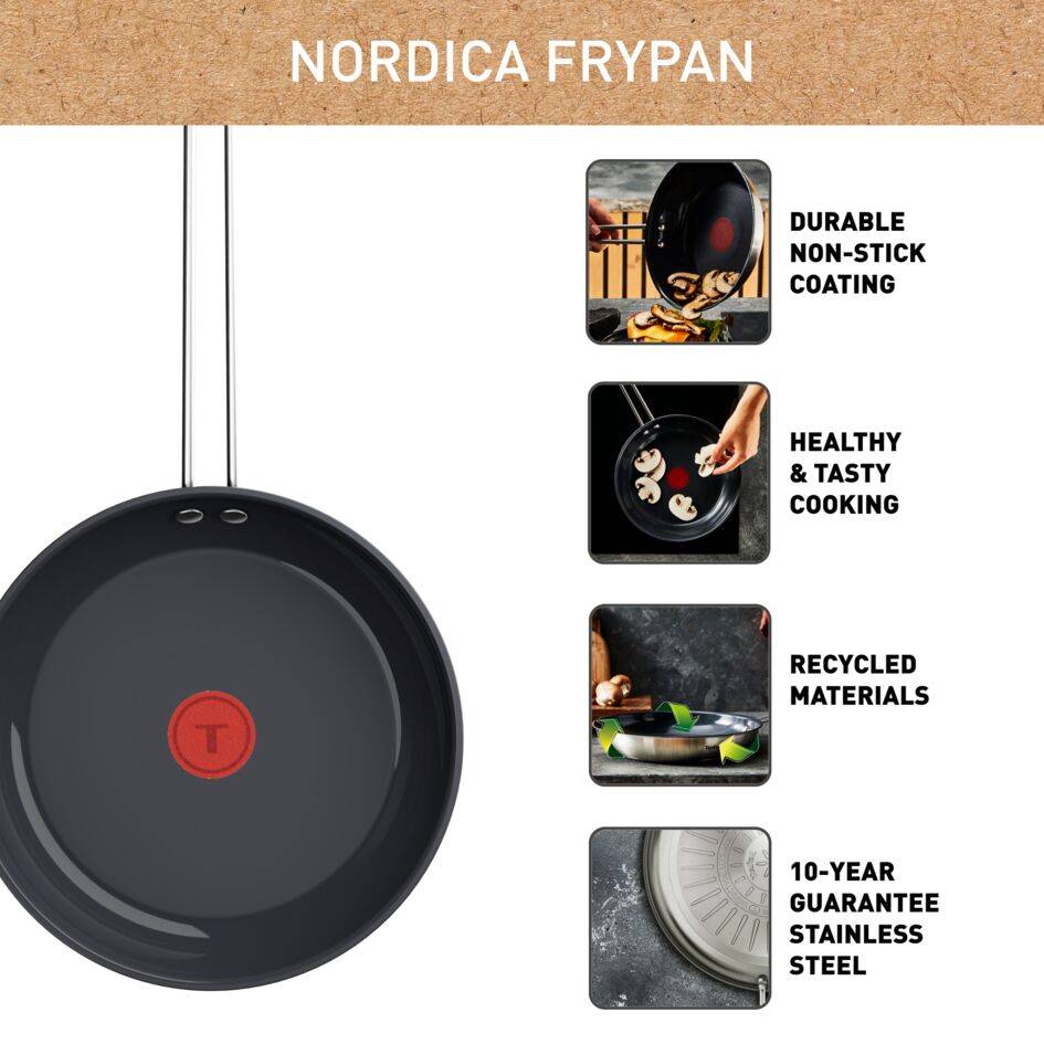Nordica keramische koekenpan 24 cm - inductie