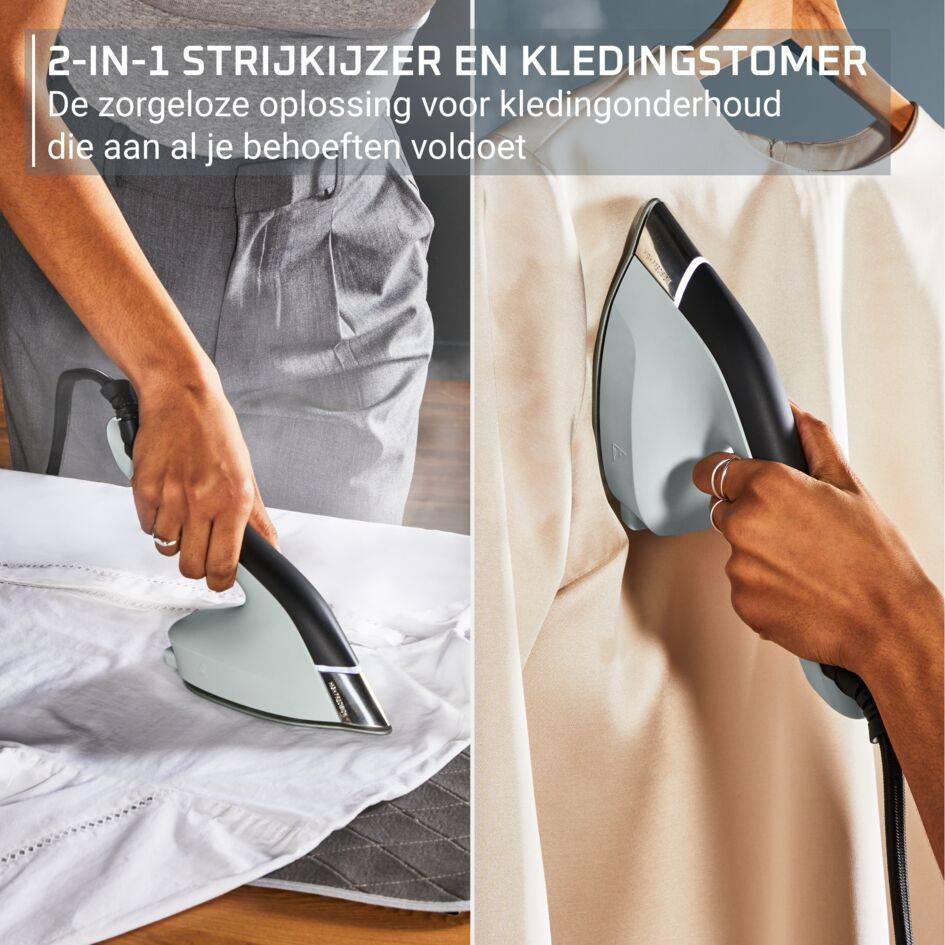Duo Power JF4031 2-in-1 stoomstrijkijzer en kledingstomer