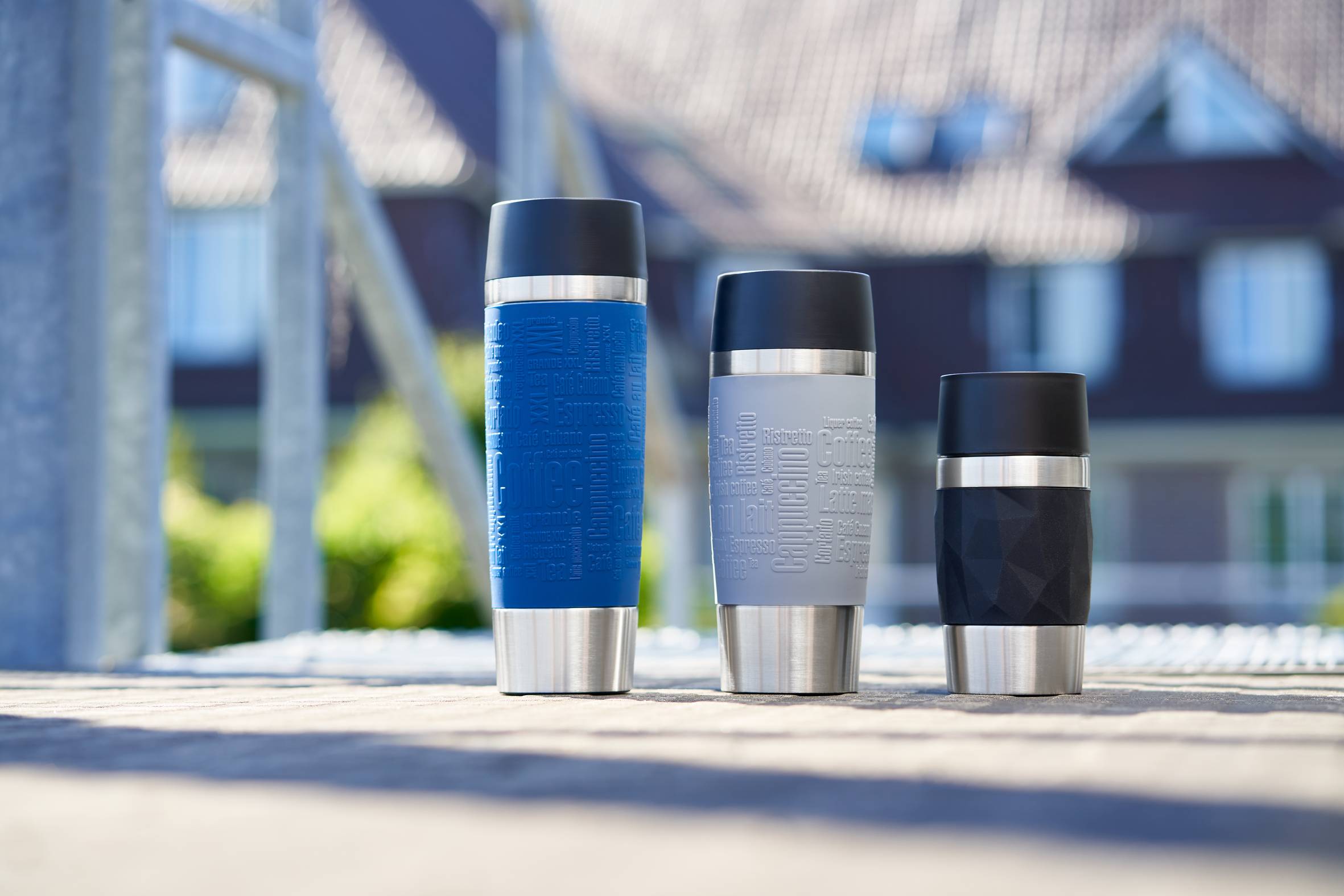 Travel Mug Compact N2160110 RVS/Zwart 0,3L