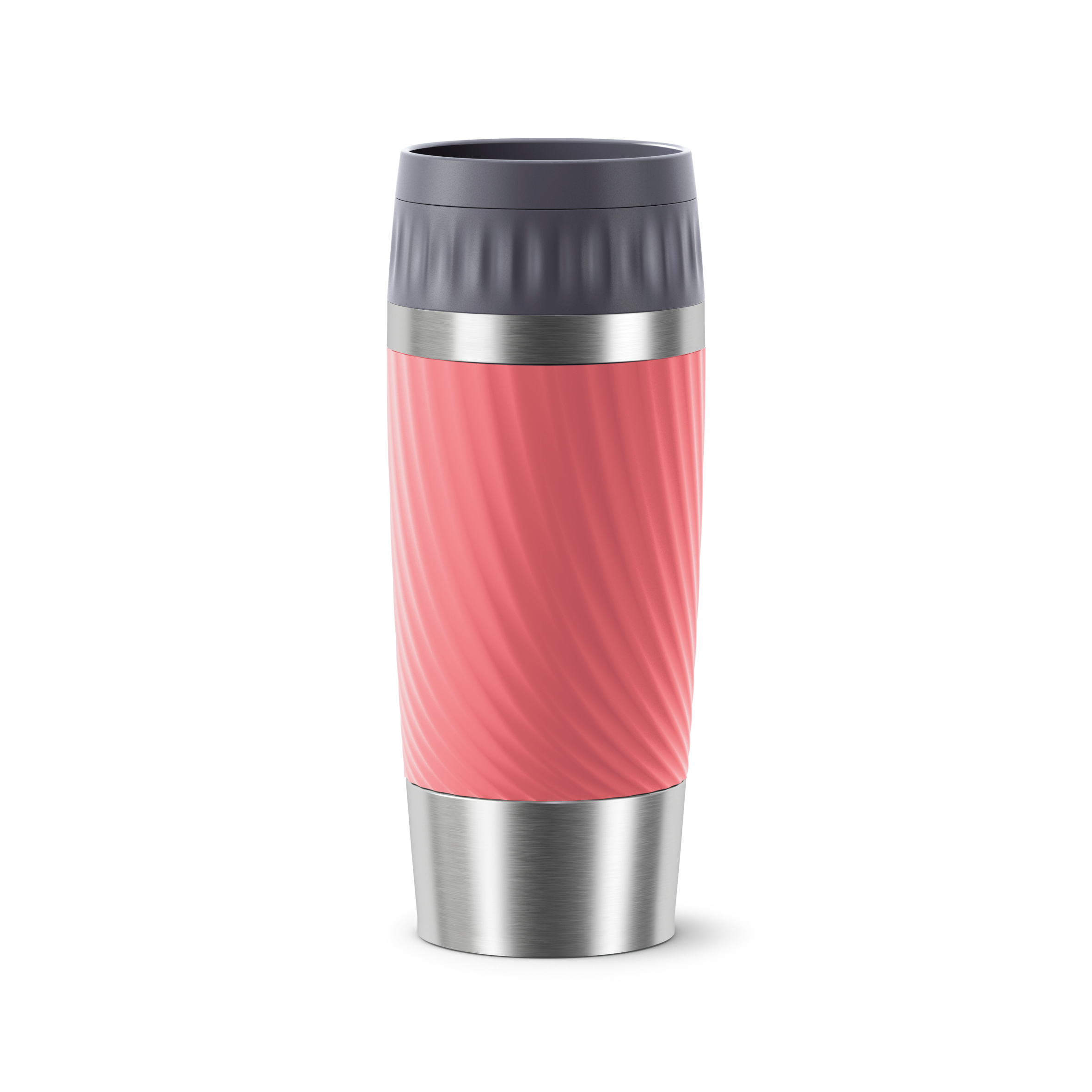 Travel Mug Easy Twist N2011610 RVS/Koraalrood 0.36L