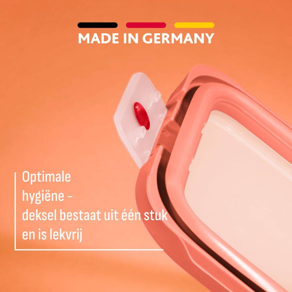 oneClick N1210810 vershoudbakje rechthoekig oranje (1,2L)