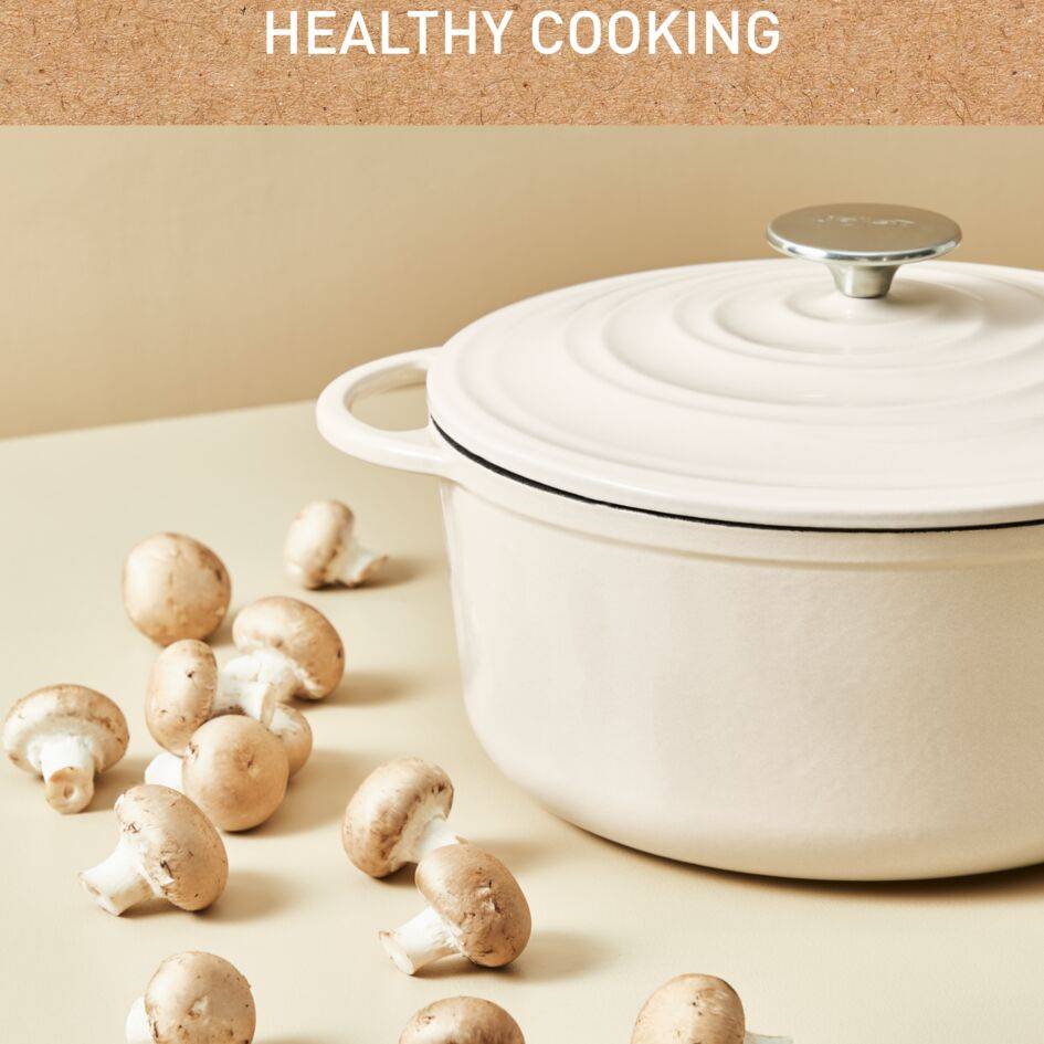 LOV braadpan beige - 7,1 L - inductie