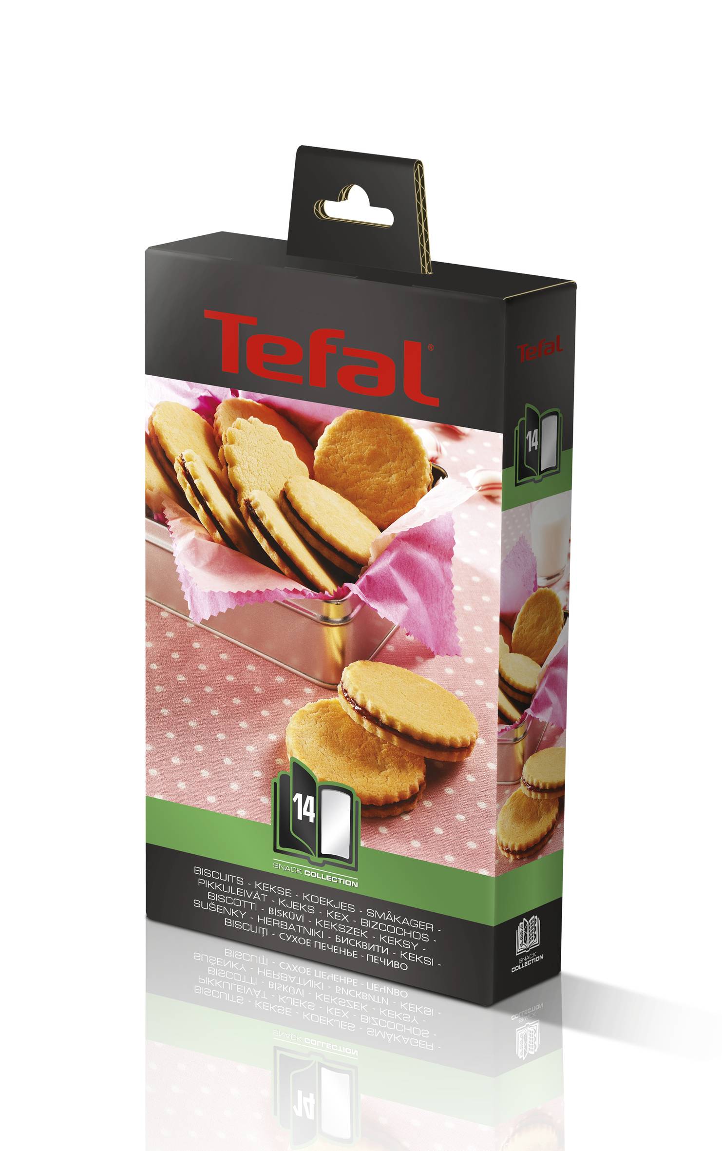 2 platen met koekvormpjes in doos Snack Collection XA801412