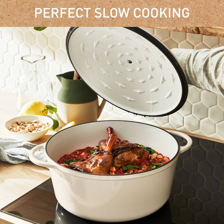 LOV braadpan beige - 7,1 L - inductie