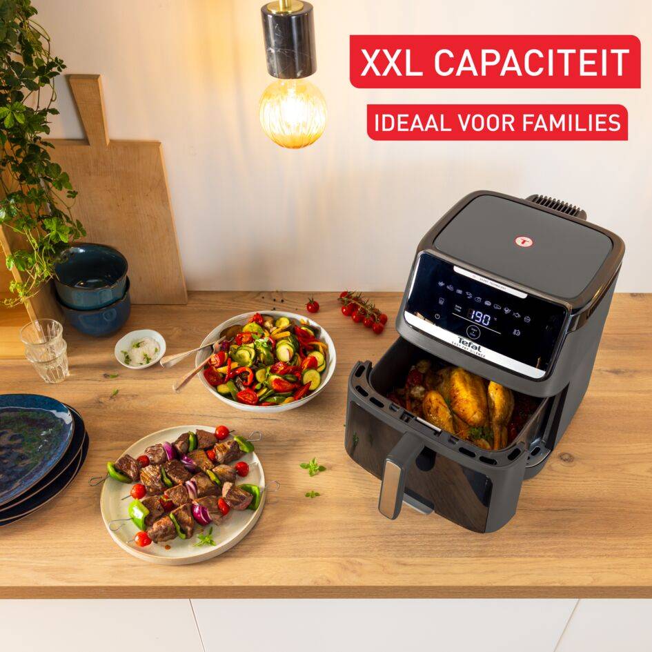 Easy Fry Silence&nbsp;EY846H 7L stille airfryer met kijkvenster