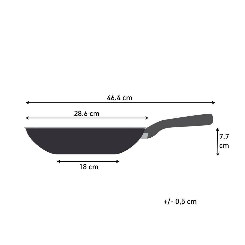 Recycled ON wokpan 28 cm - inductie