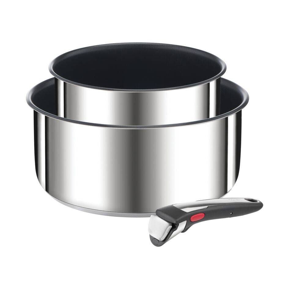 Ingenio Preference ON 3-delige pannenset (kookpan 16/20 cm + handgreep)  - inductie
