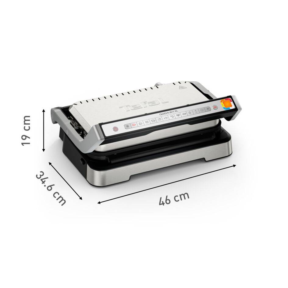OptiGrill 2-in-1 XL GC782D intelligente grill en bbq rvs