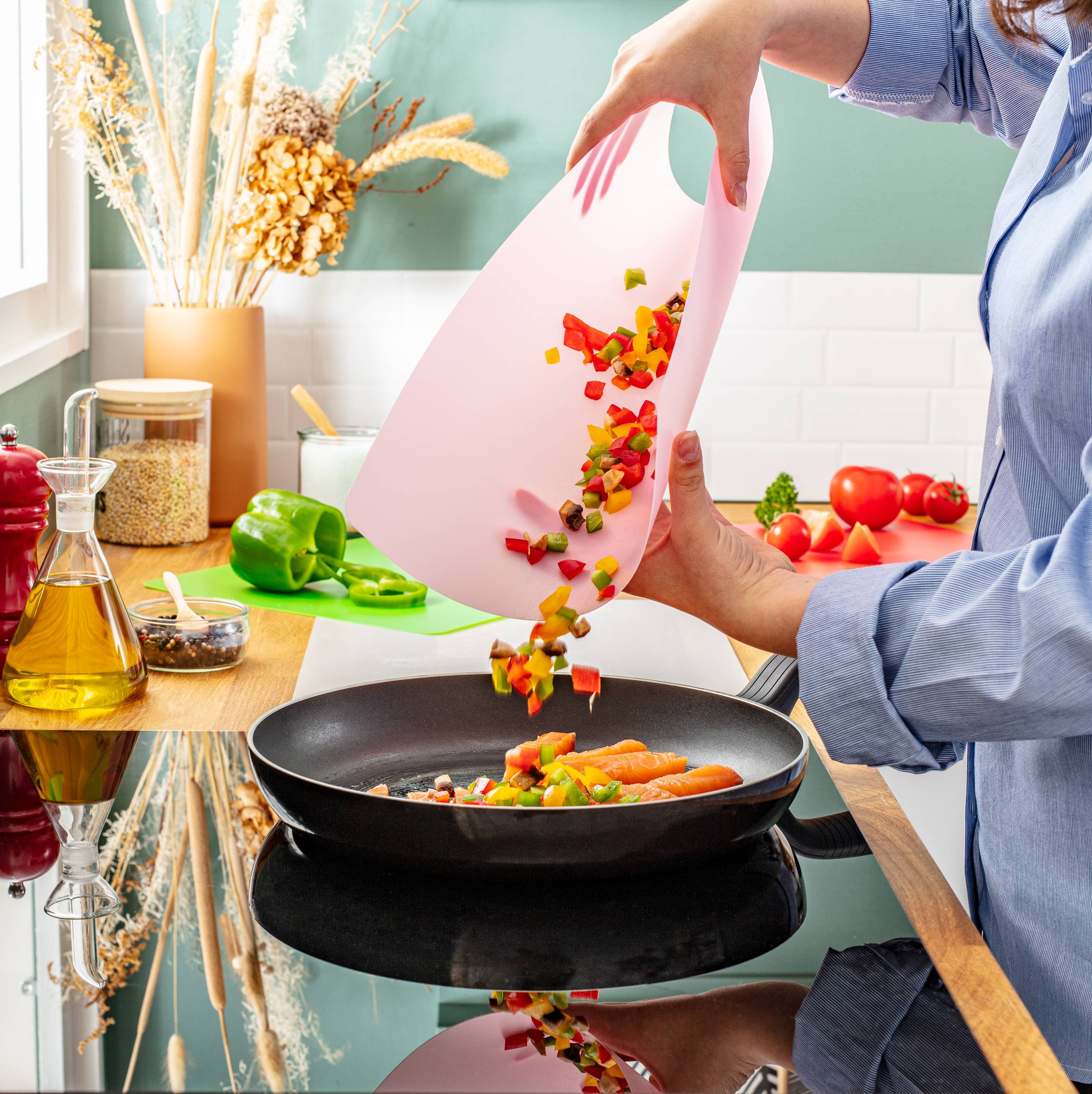 Fresh kitchen K2083514  4 flexibele en multi-inzetbare snijplanken 38x29cm