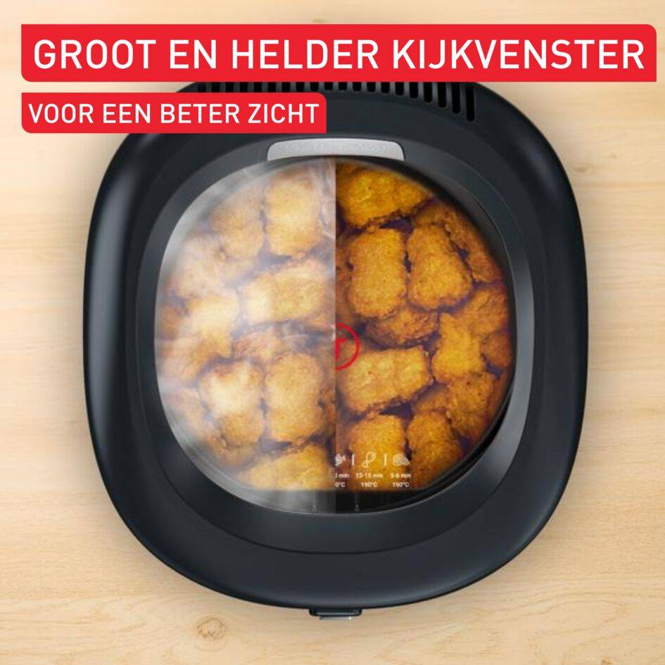 Vision FF2528 friteuse met extra groot kijkvenster
