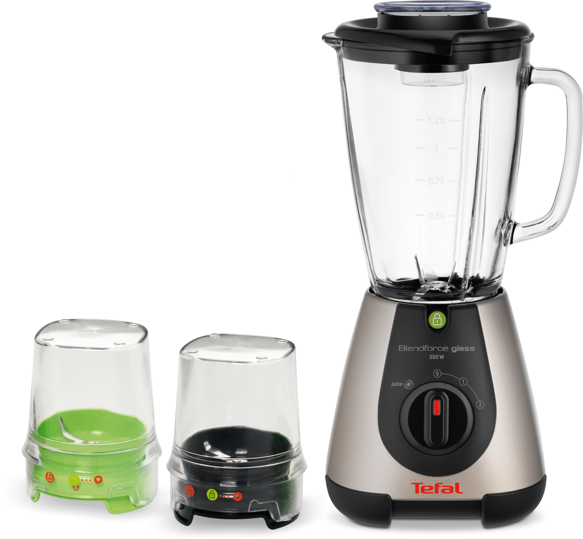 Blendforce Glass Tripl'Ax BL313A blender + hakmolen & maler