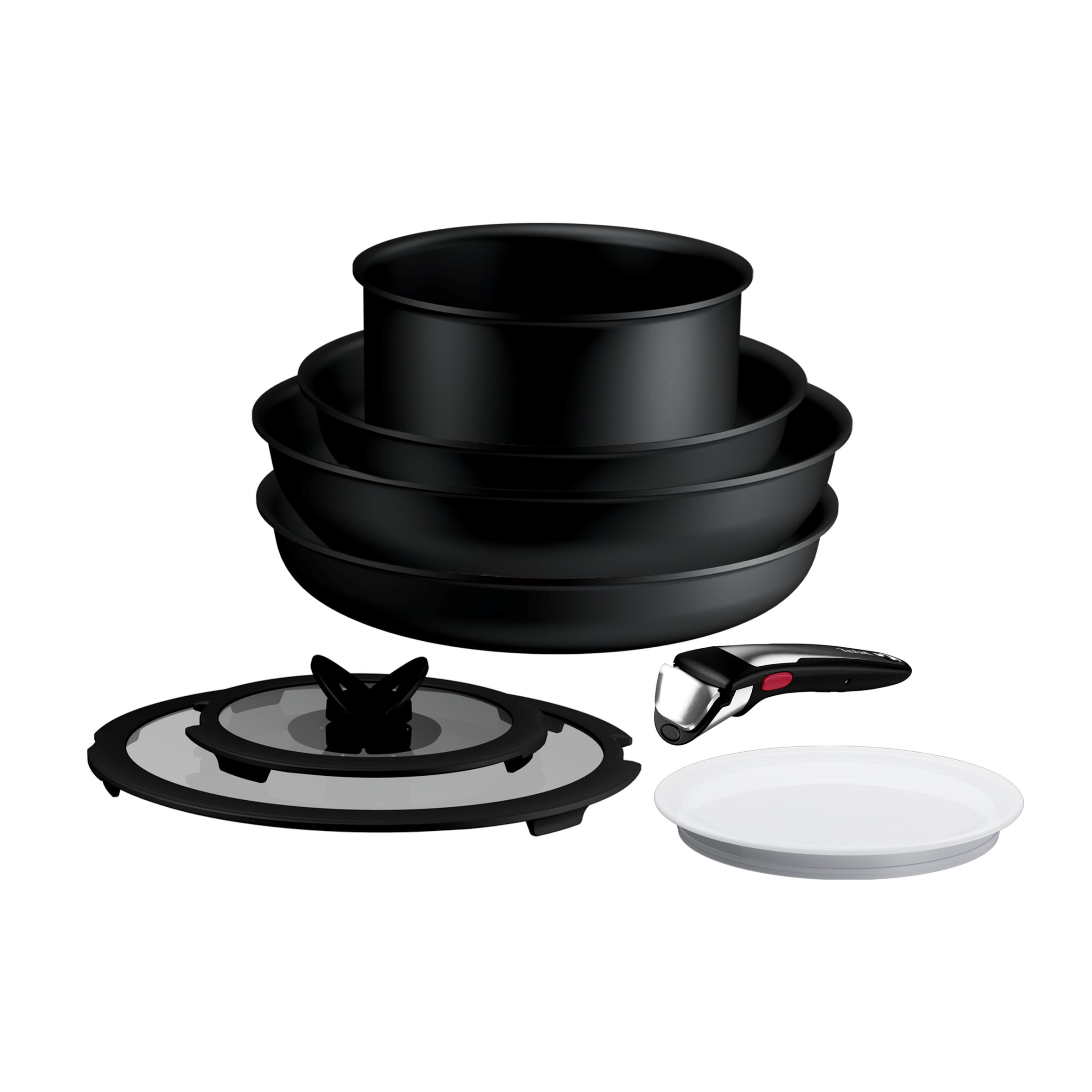 Ingenio Excellence+ 8-delige pannenset - stapelbaar - Fusion Core - inductie