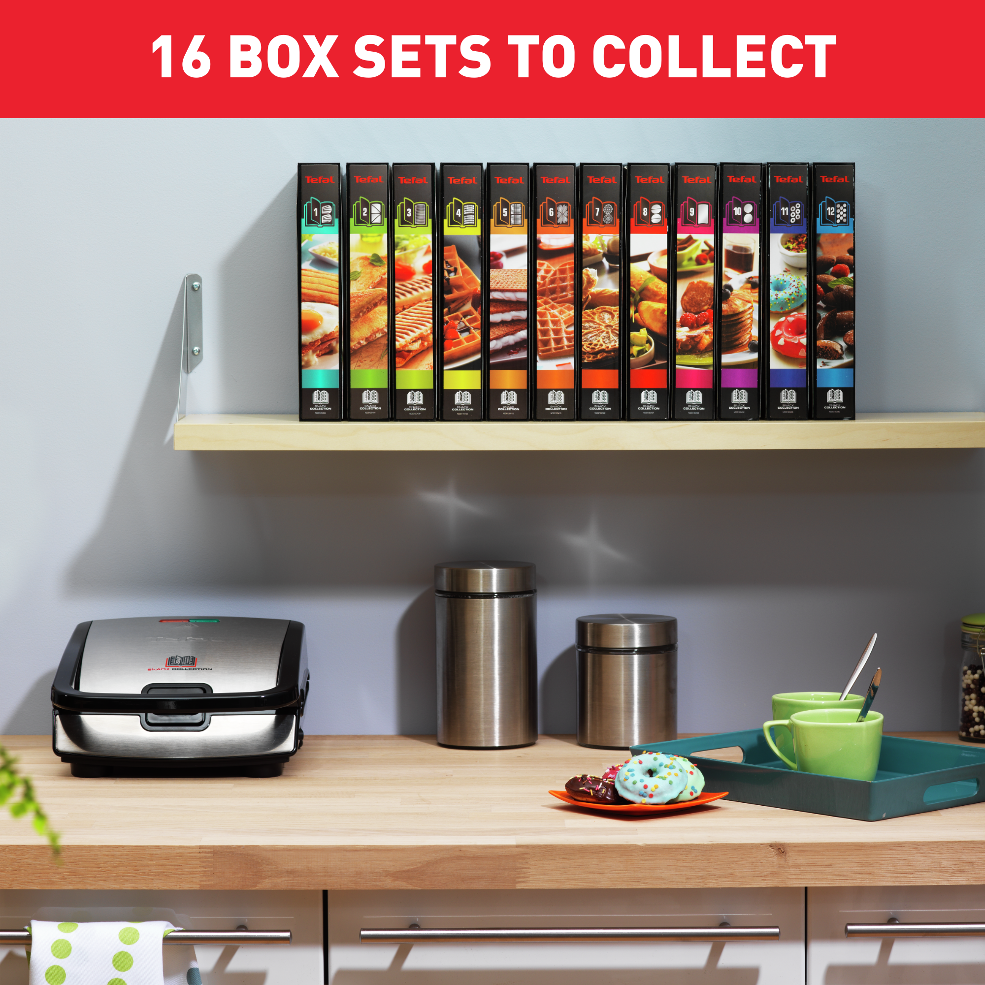 Snack Collection SW854D multisnack met verwisselbare platen