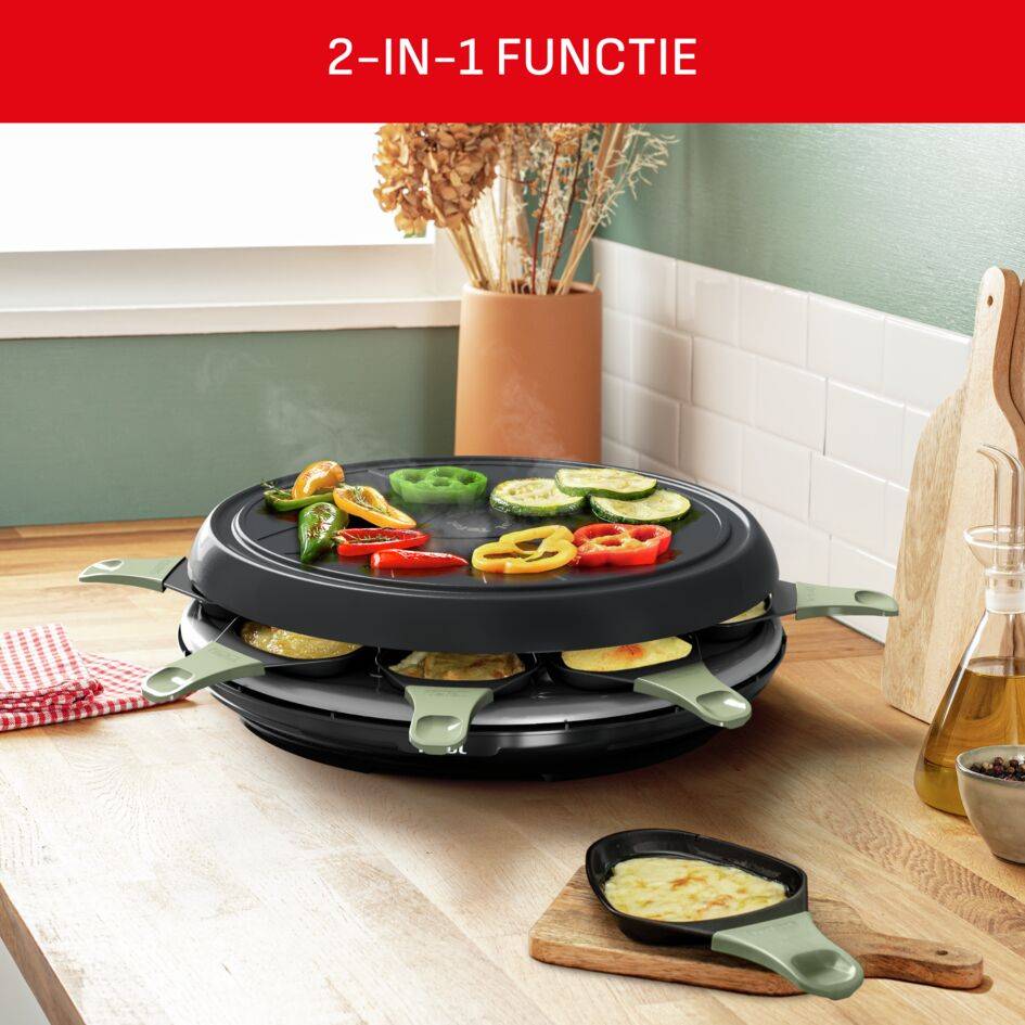 Raclette RE31E8 8-persoons gourmetstel