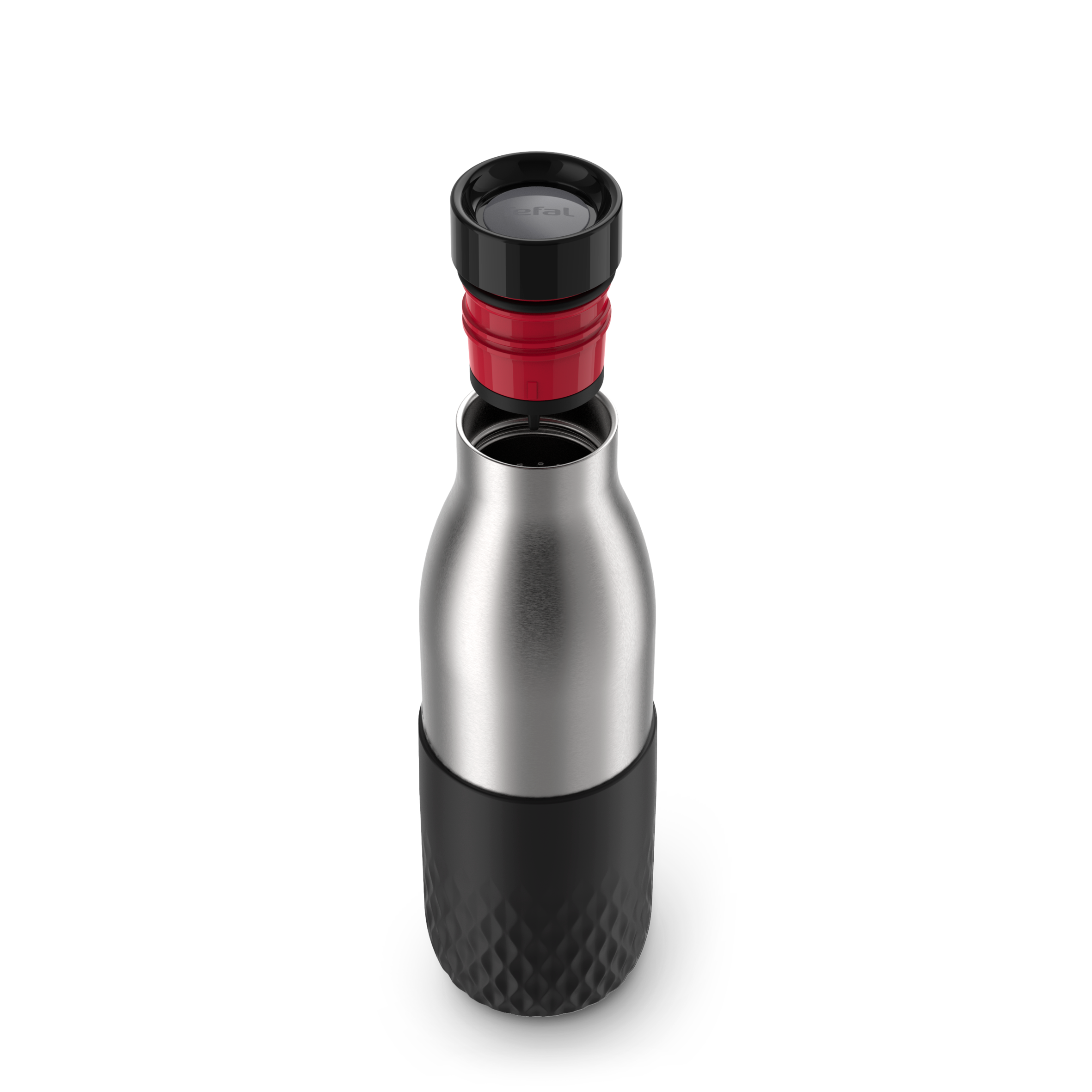 Bludrop Sleeve N3110510 drinkfles 0,5L RVS/Zwart