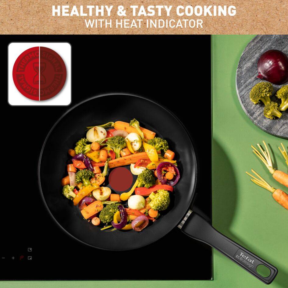 Renew Black ON keramische wokpan 28 cm - inductie