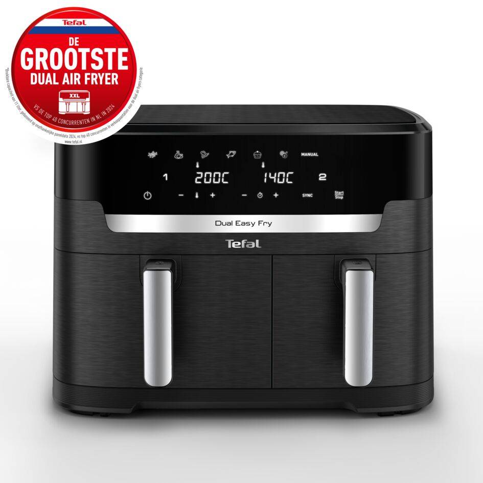 Easy Fry Dual XXL EY9428 Dubbele air fryer - 6 programma's - 11 L