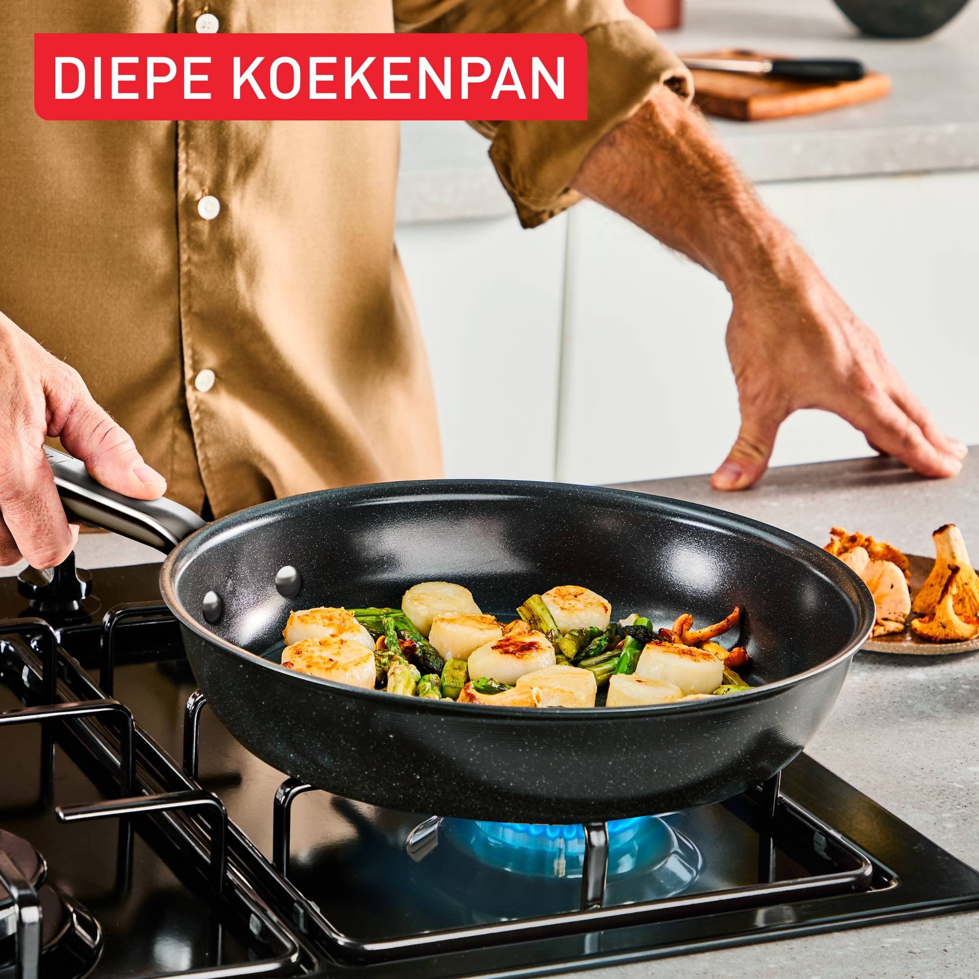 Experience Ceram keramische koekenpan 32 cm - inductie
