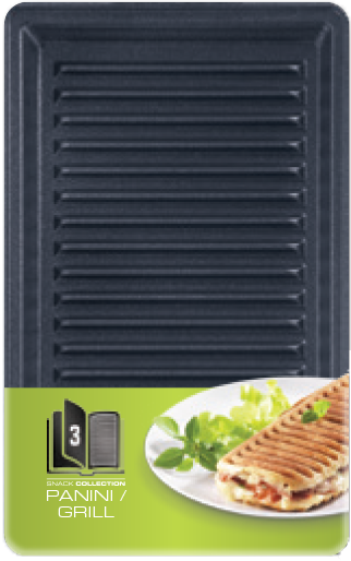 Grill-/paniniplaten Snack Collection XA800312