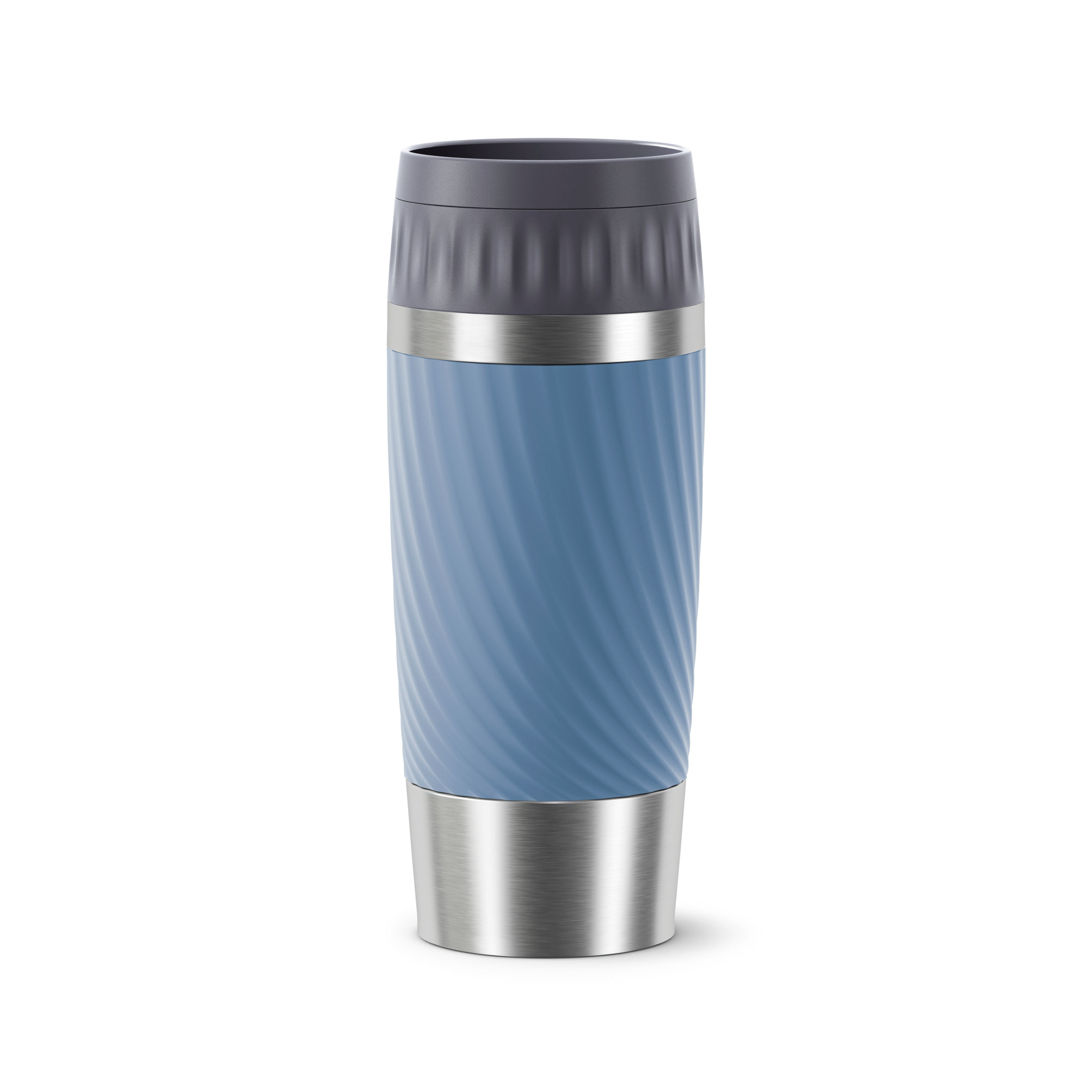 Travel Mug Easy Twist N2011810 RVS/Blauw 0.36L