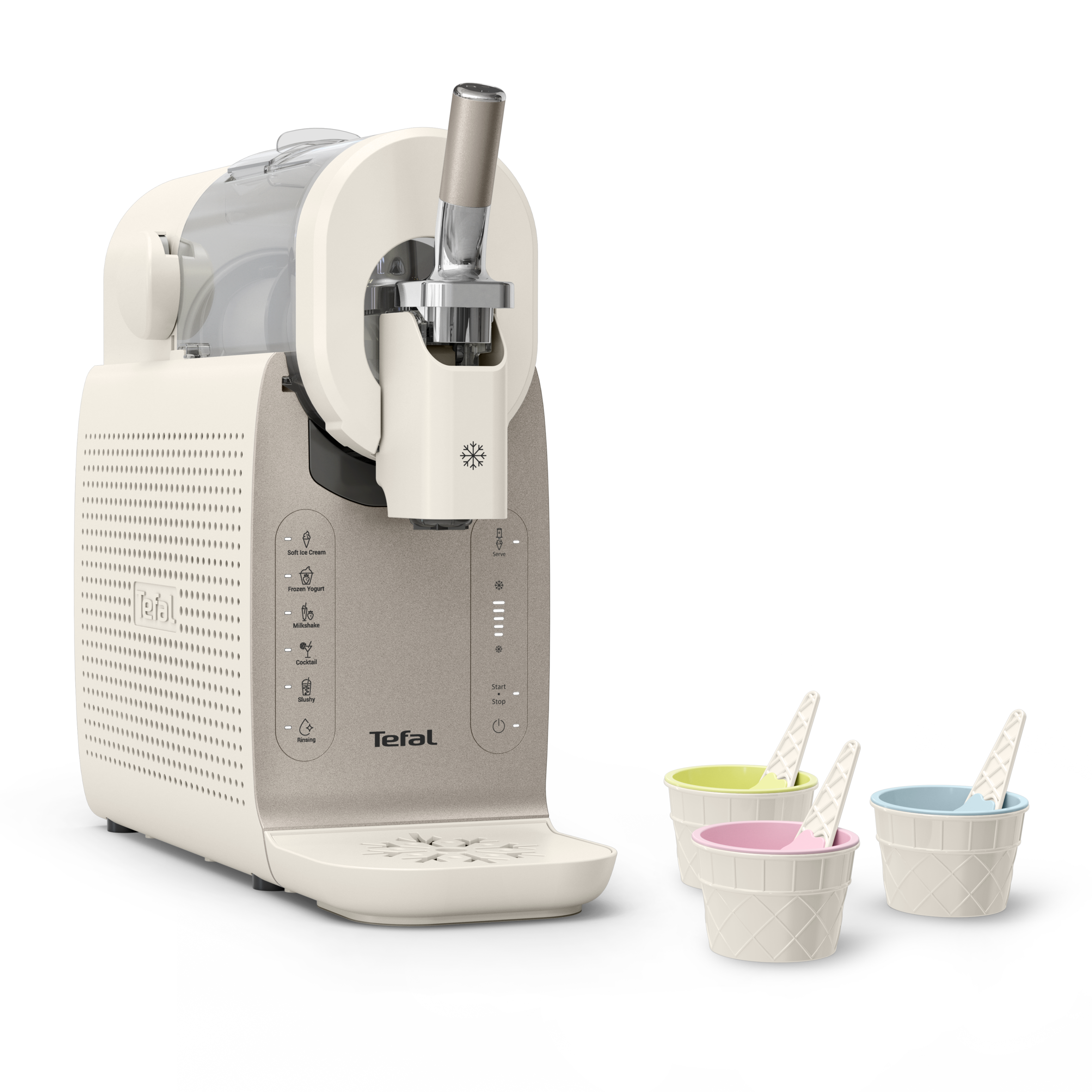 Freezi IG801A IJsmachine voor softijs & andere bevroren lekkernijen - Ingebouwde koeler - 5 programma's