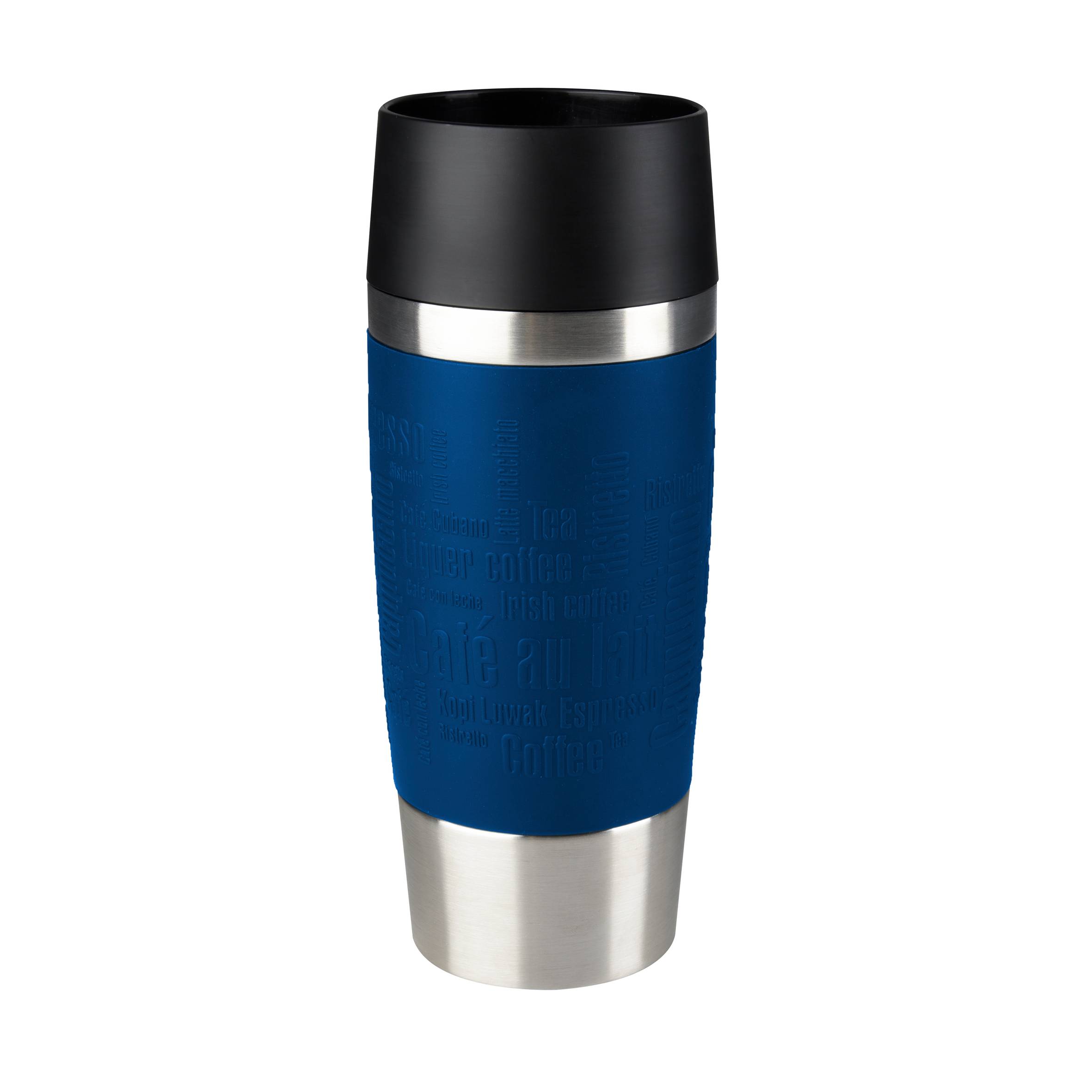 Travel Mug K3082114 RVS/Blauw 0.36L