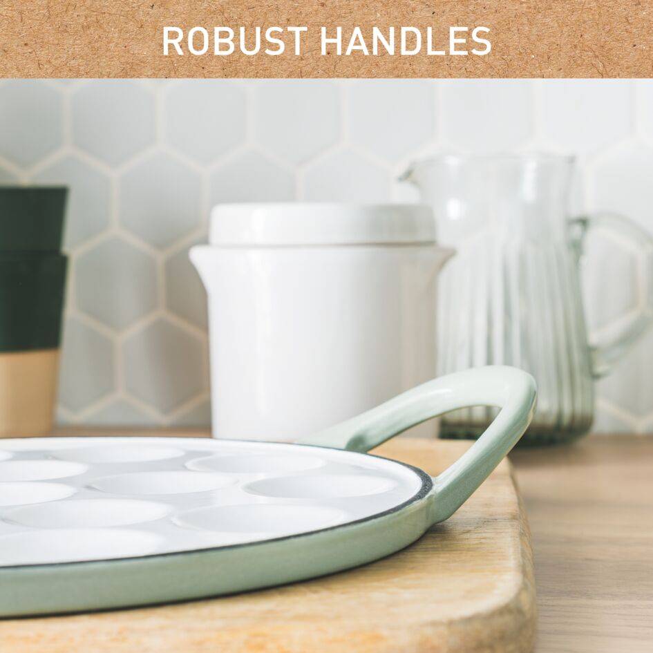 LOV poffertjespan groen 24 cm - inductie