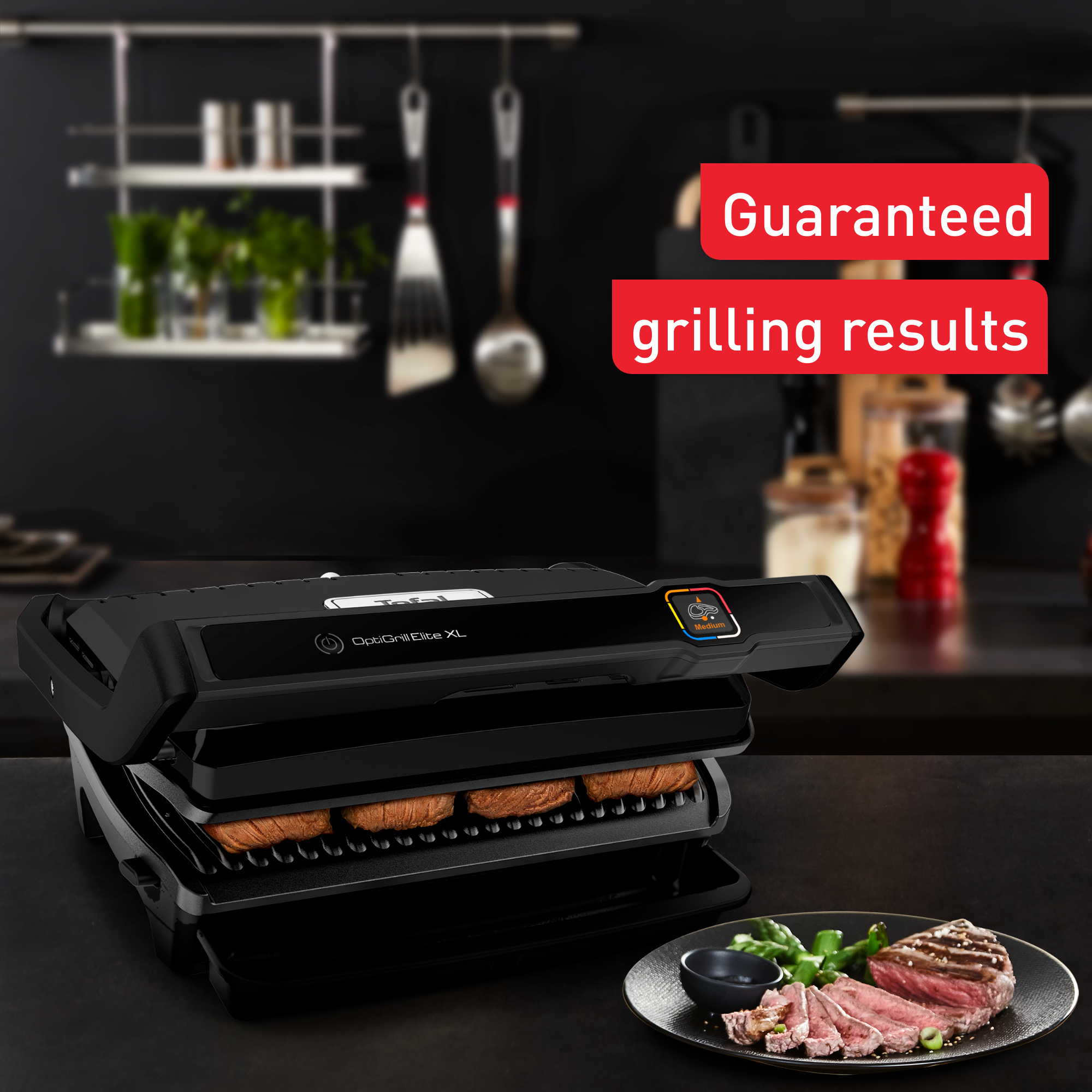 OptiGrill Elite XL GC7608 Slimme contactgrill